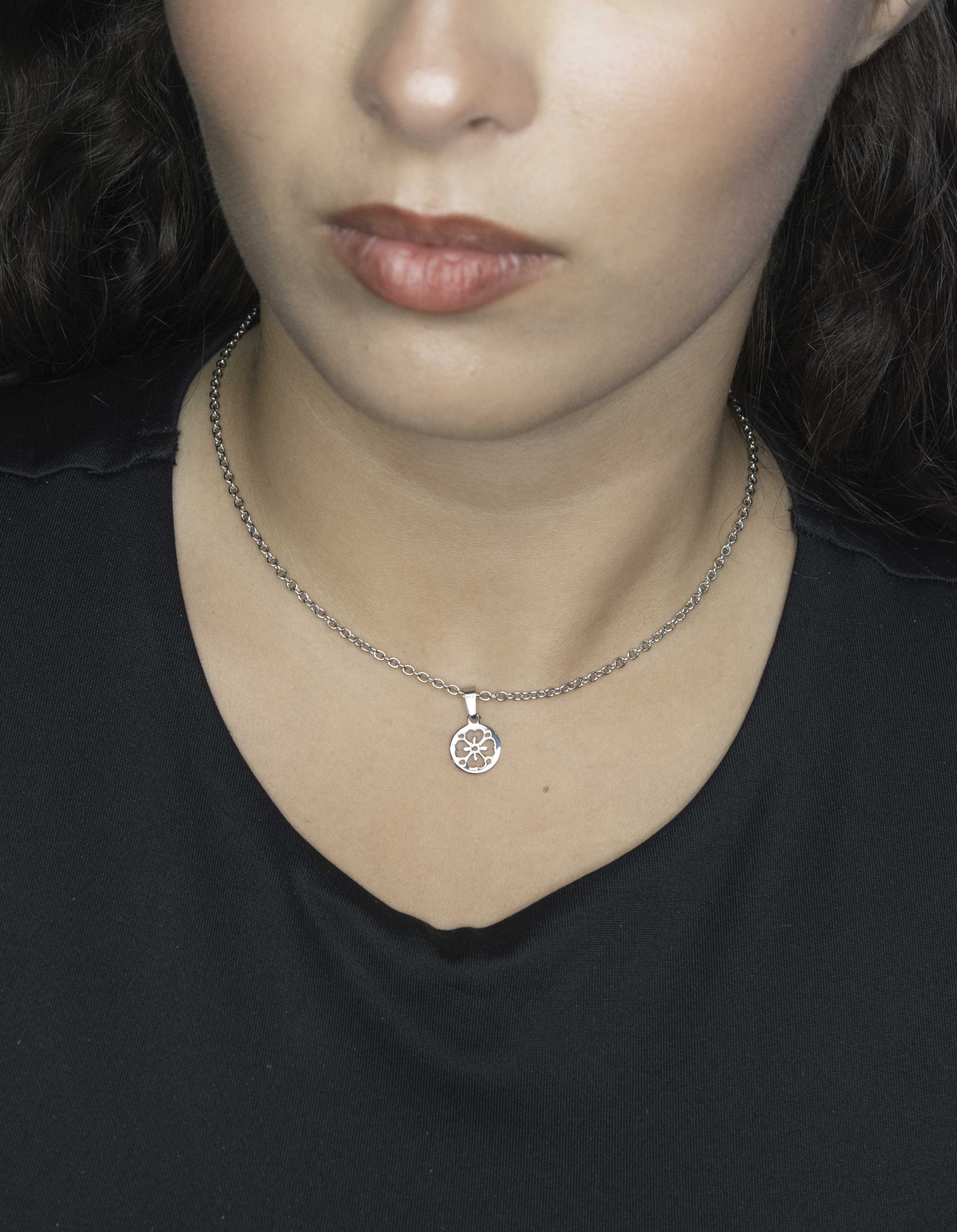 Prívesok čipka – nezábudka mini