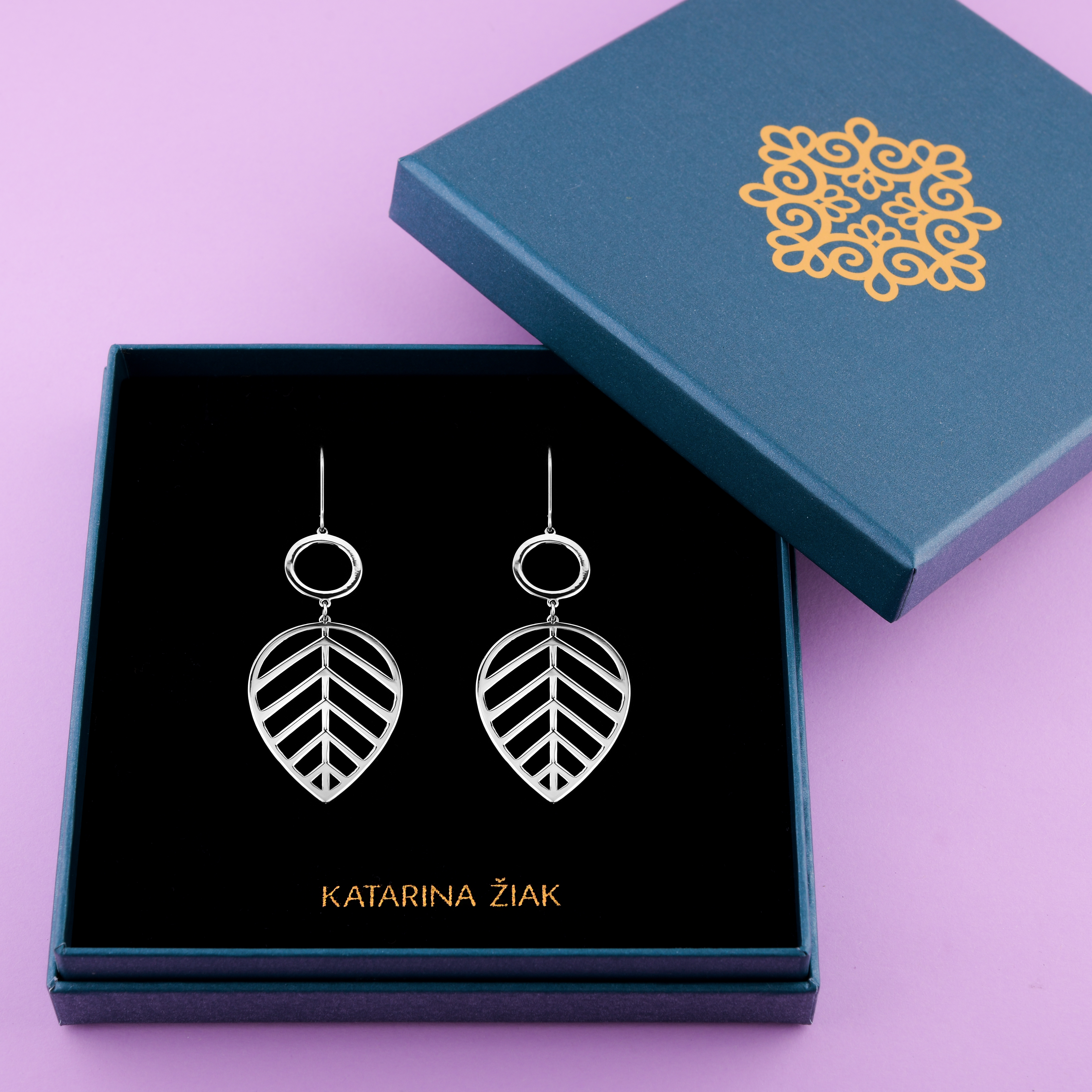 Náušnice list hrabu