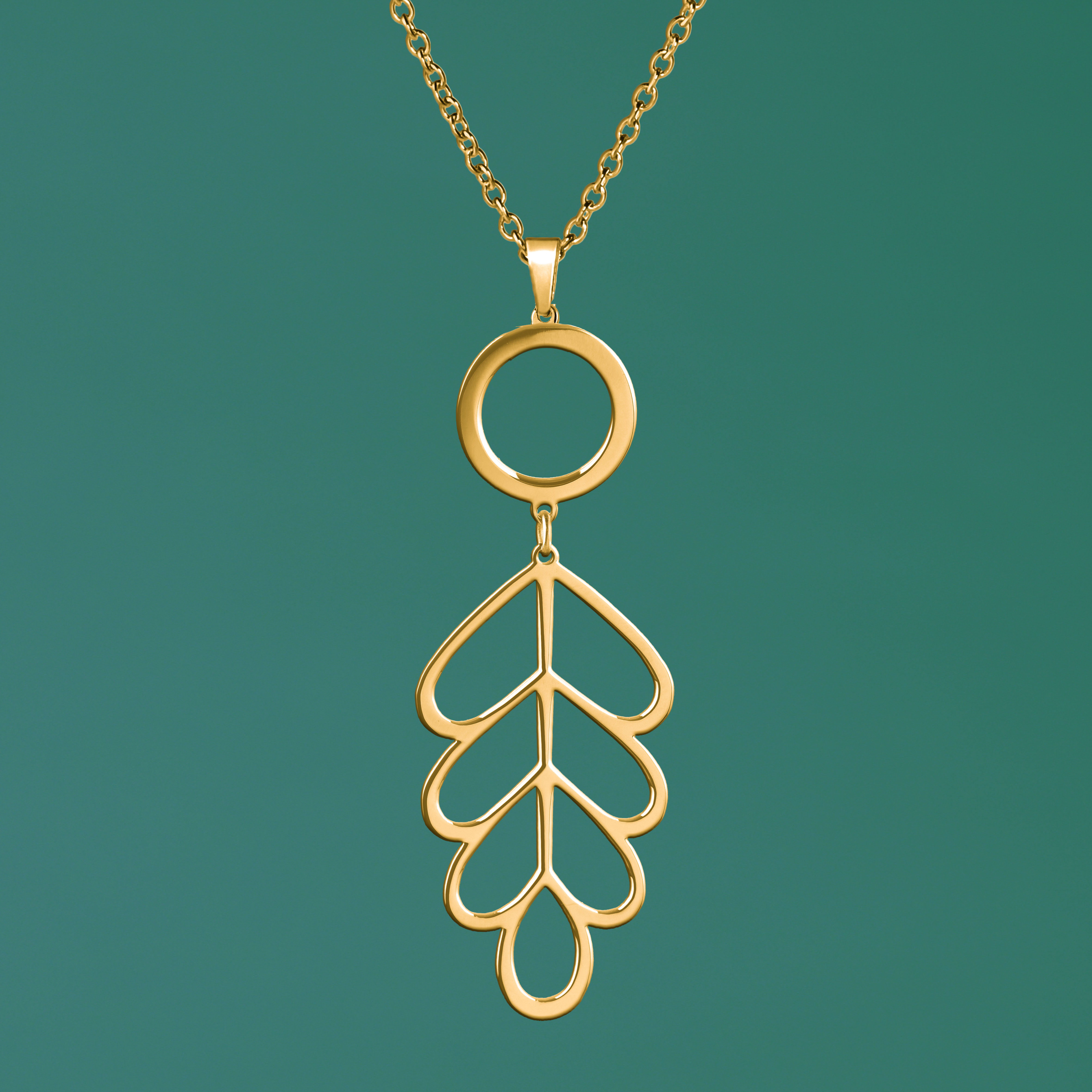 Prívesok dubový list