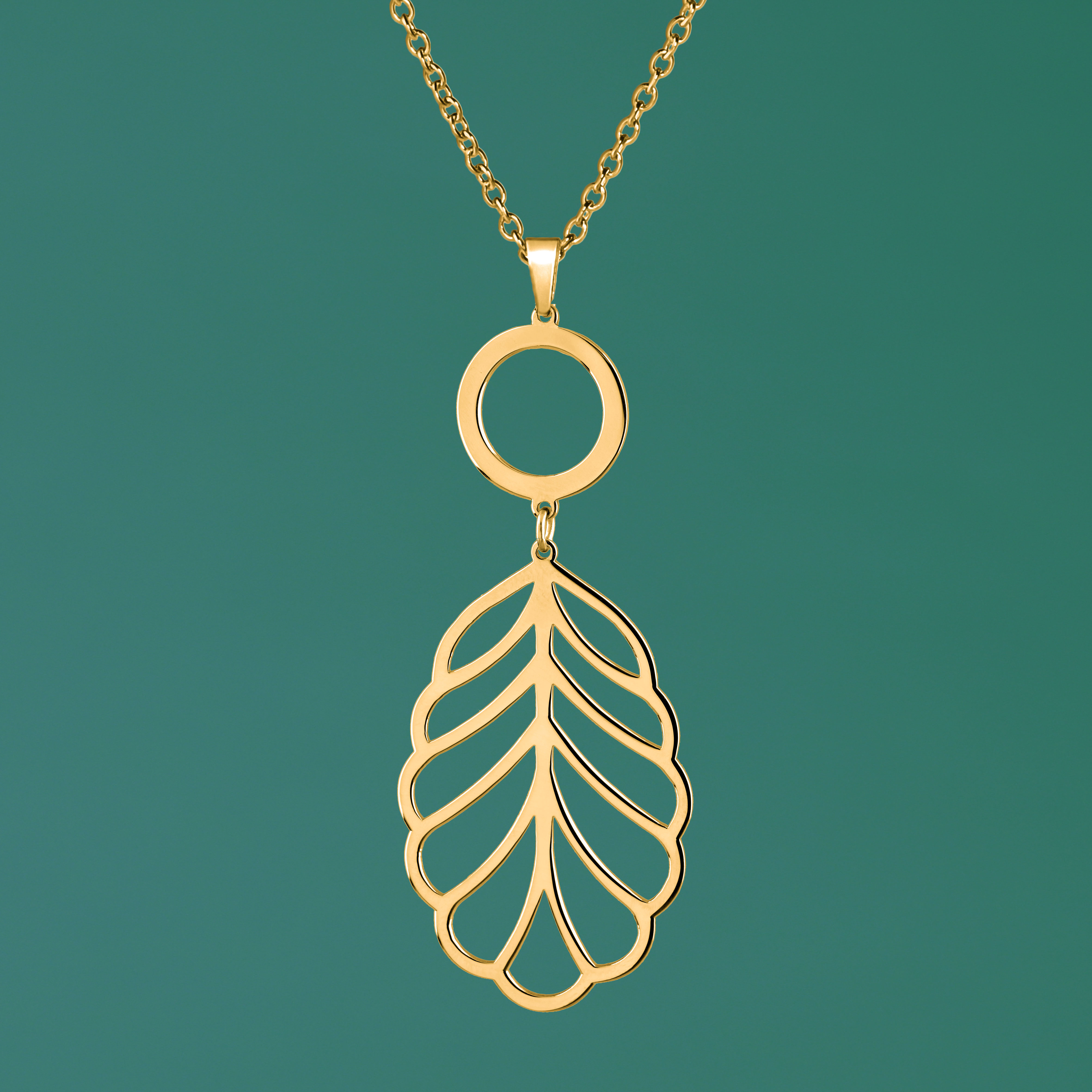 Prívesok jelšový list