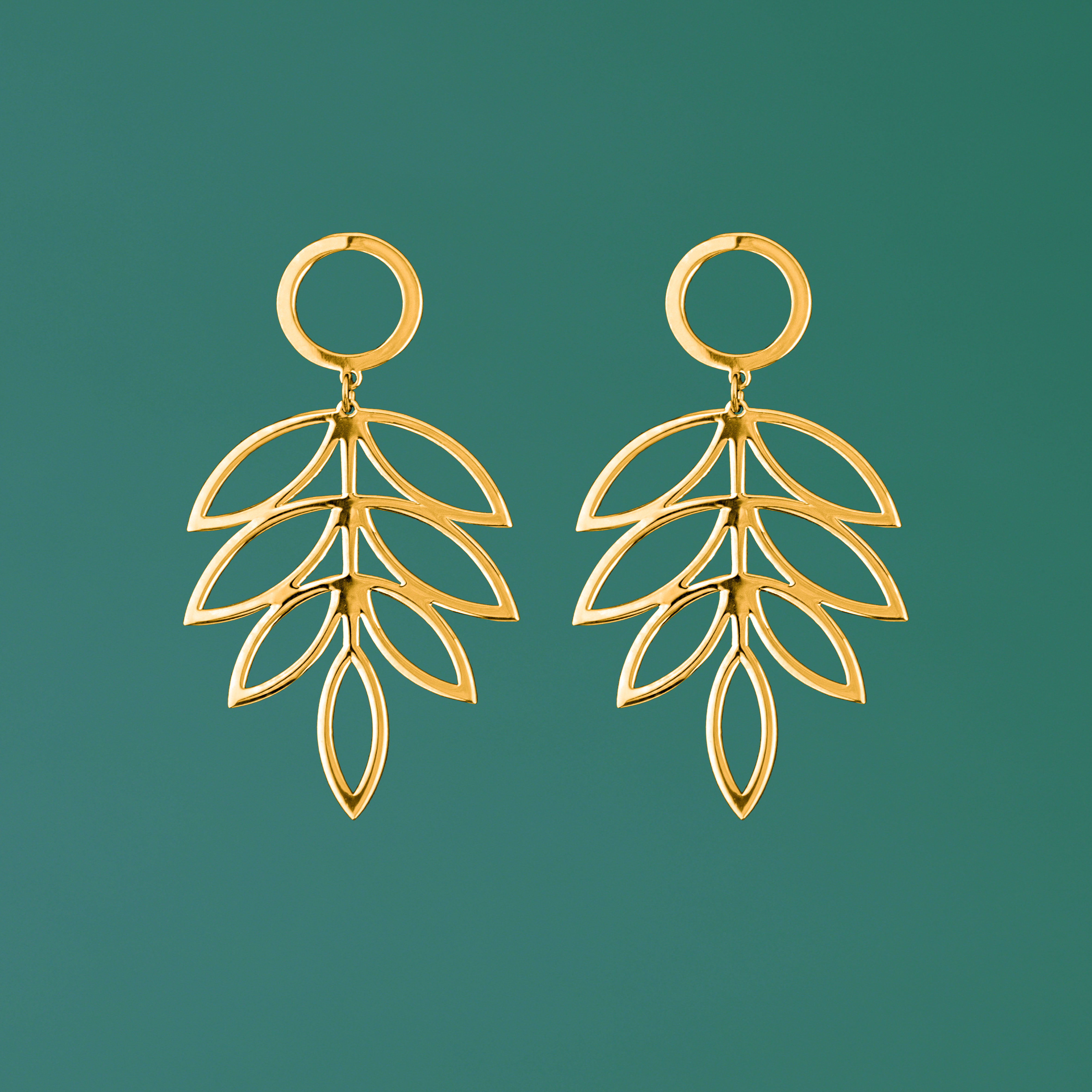 Náušnice list jarabiny