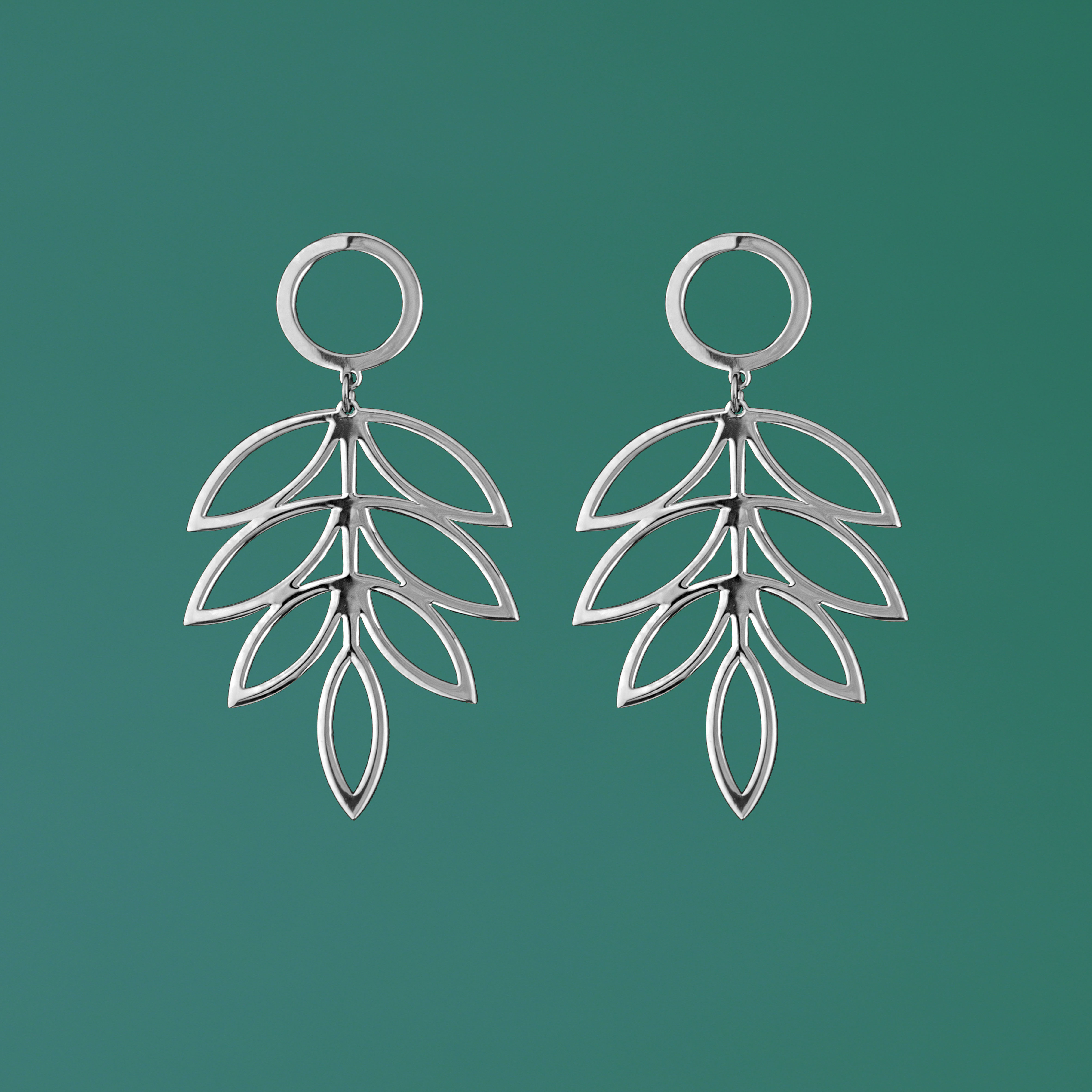 Náušnice list jarabiny