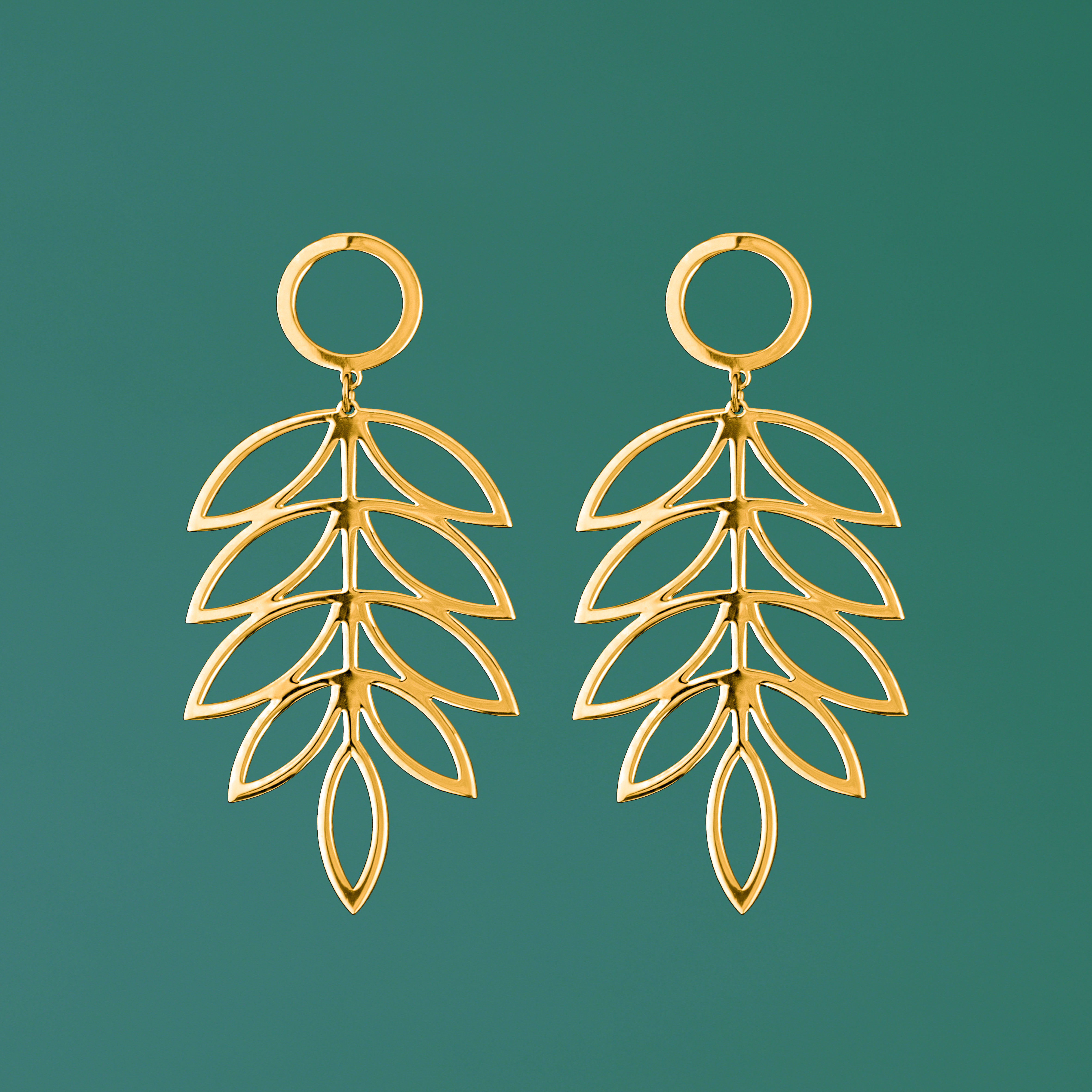 Náušnice list jarabiny