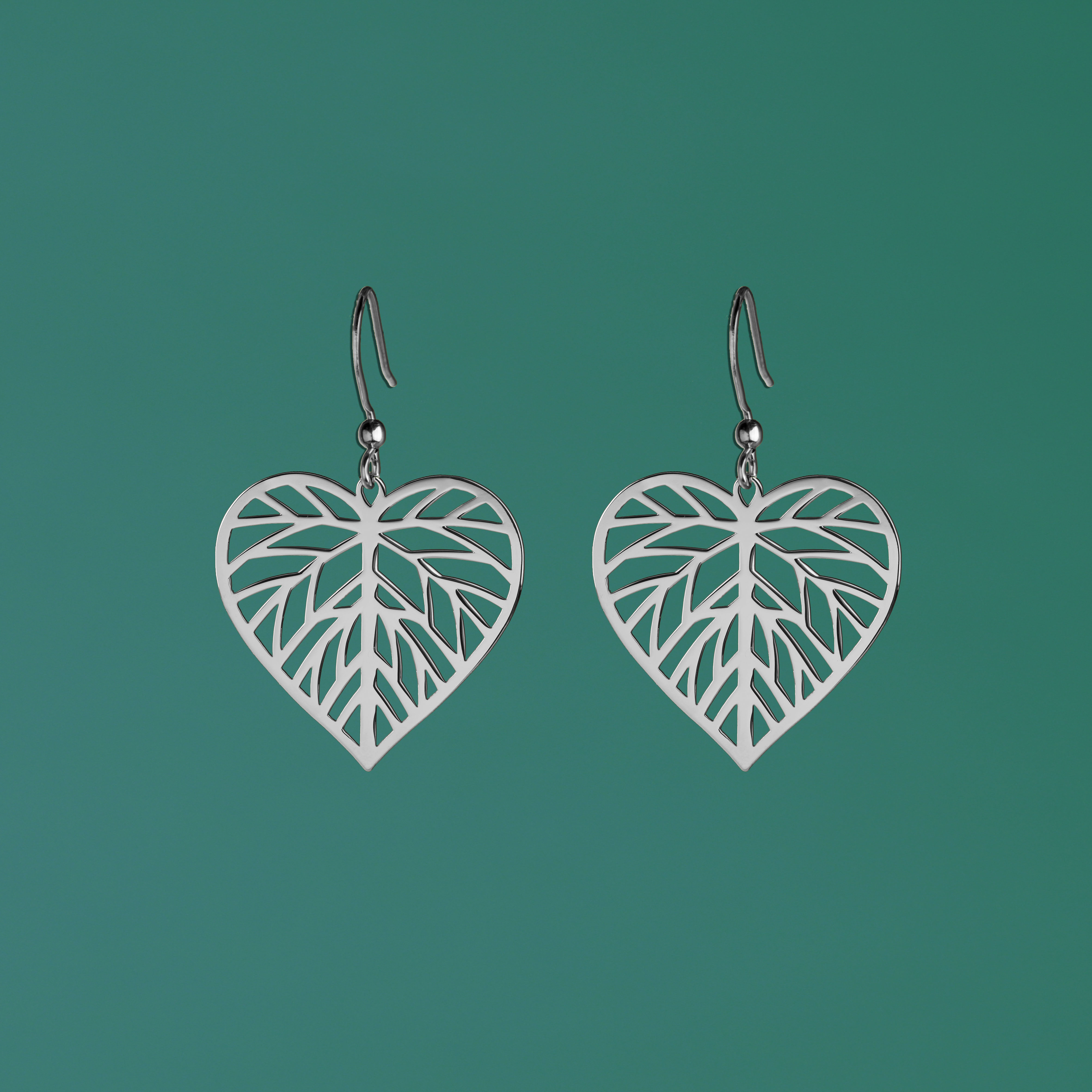 Náušnice lipový list - mini