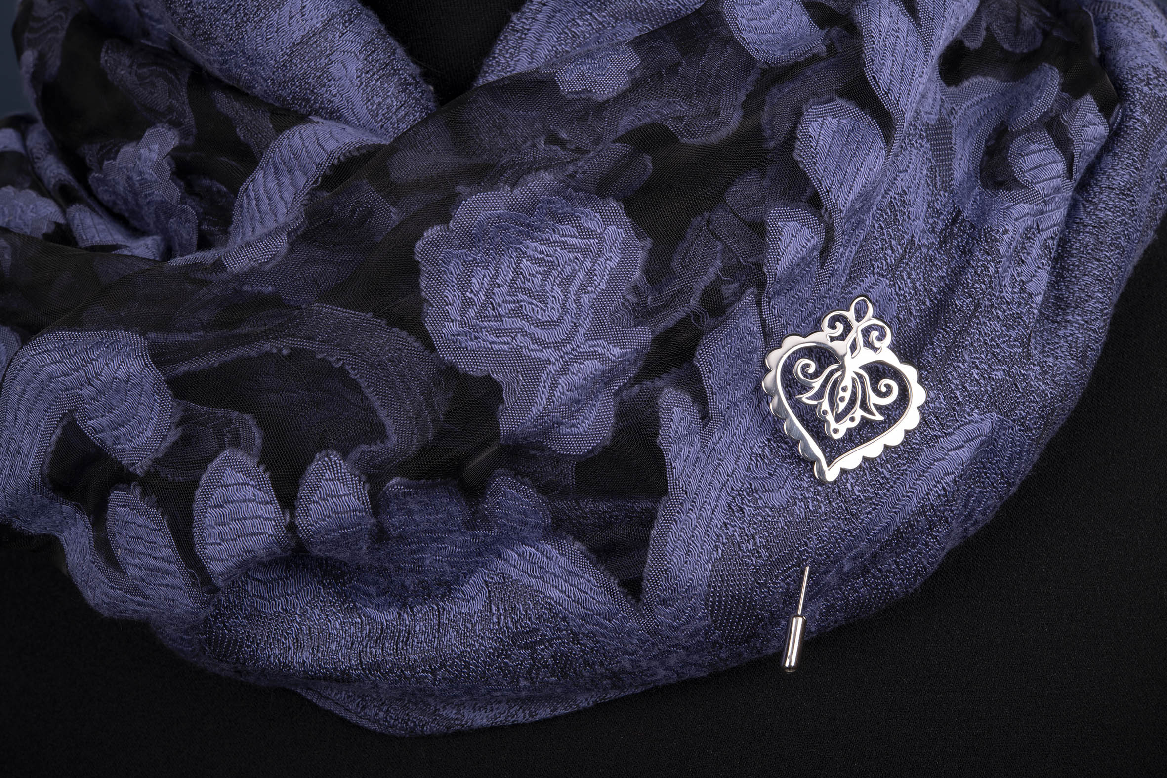 Brošňa Cíferské srdce 1