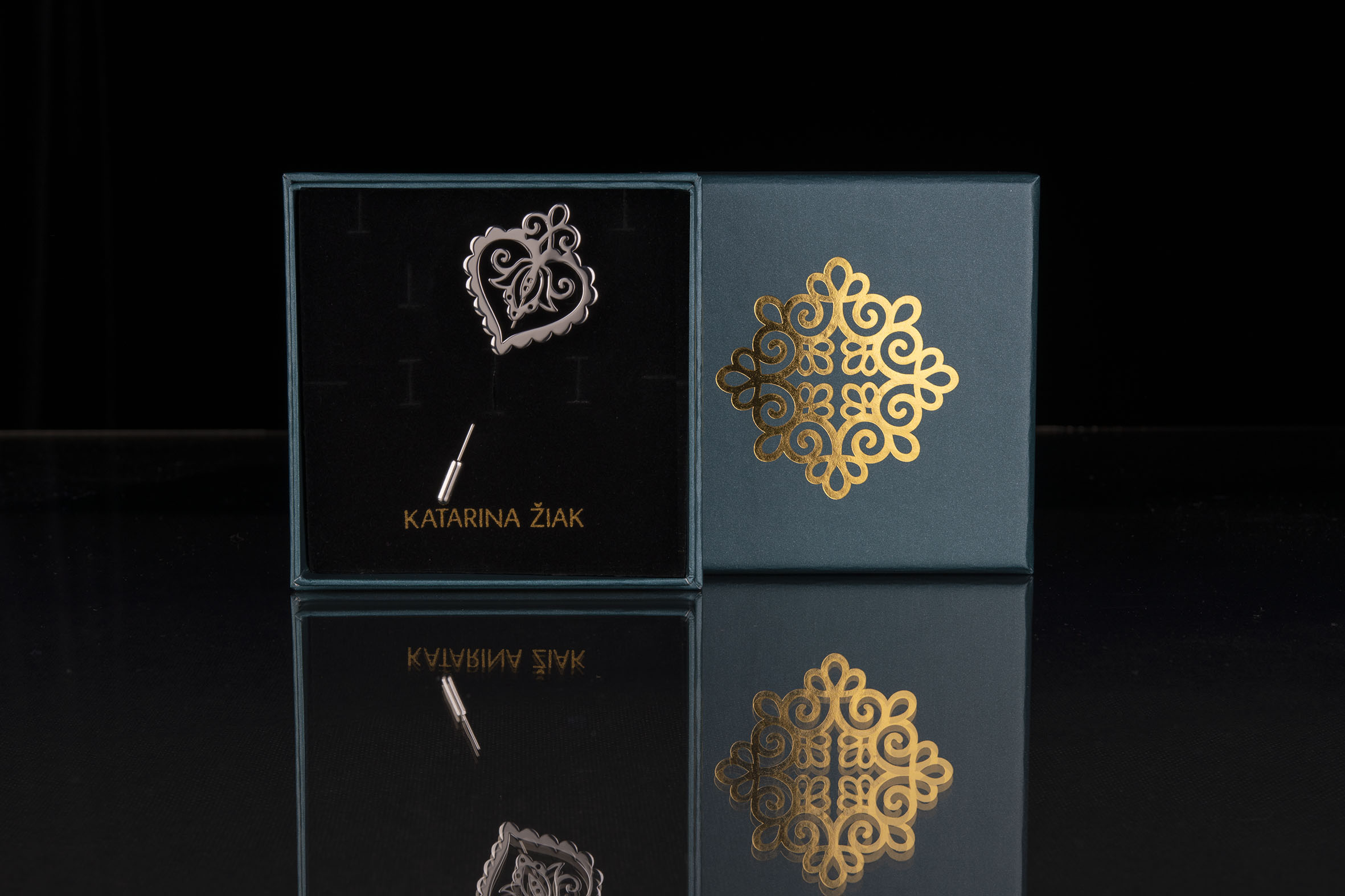 Brošňa Cíferské srdce 1