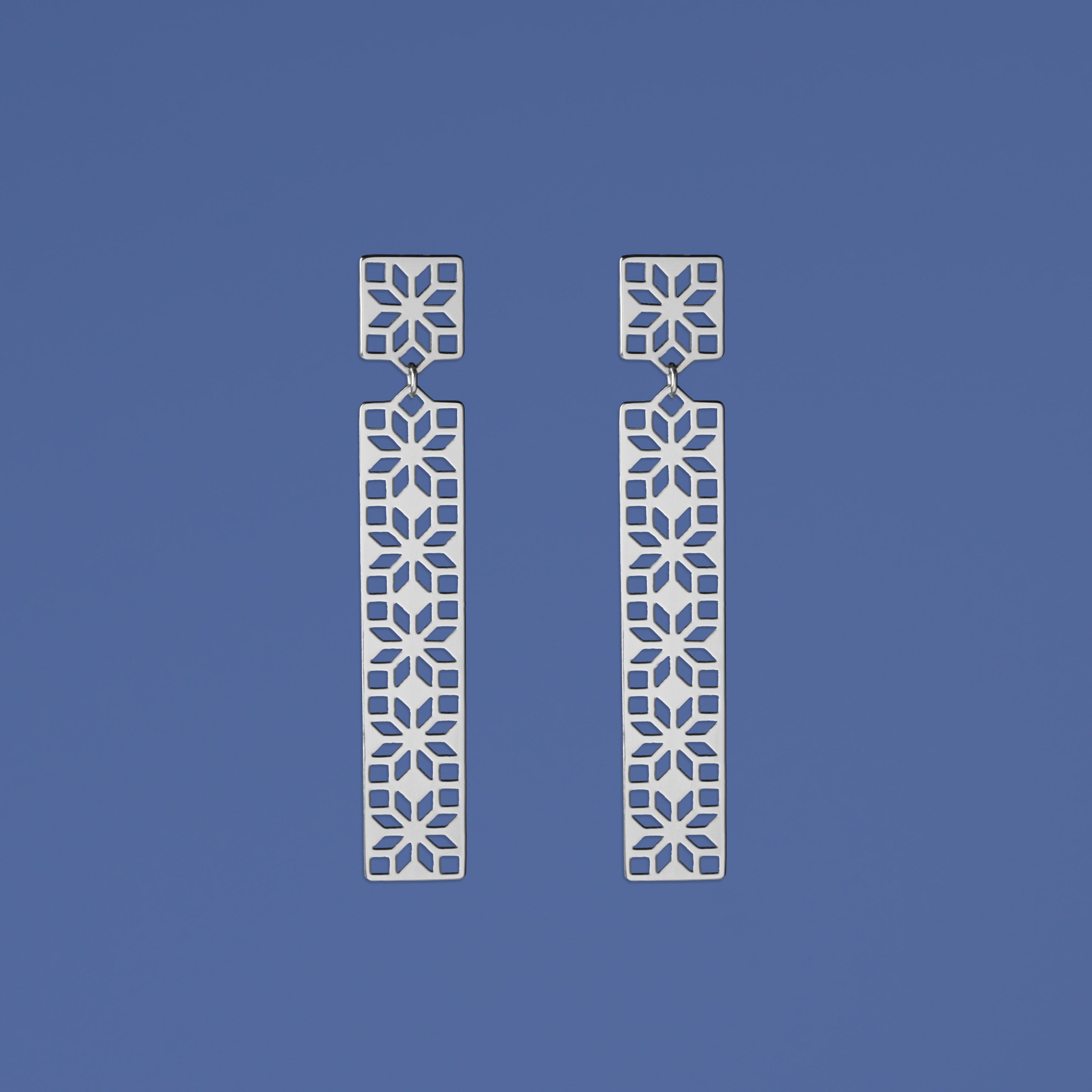 Náušnice geometria - pás 1