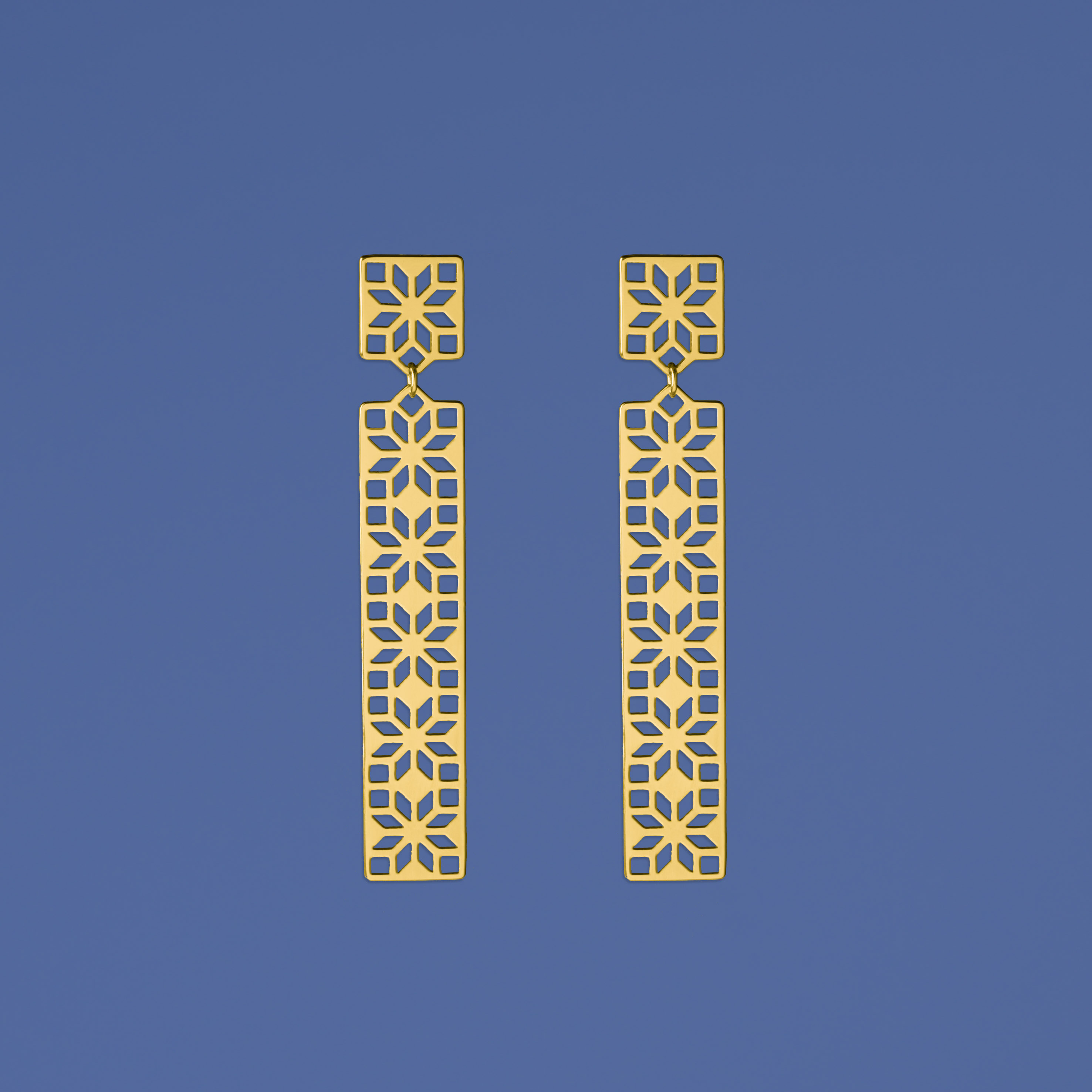 Náušnice geometria - pás 1