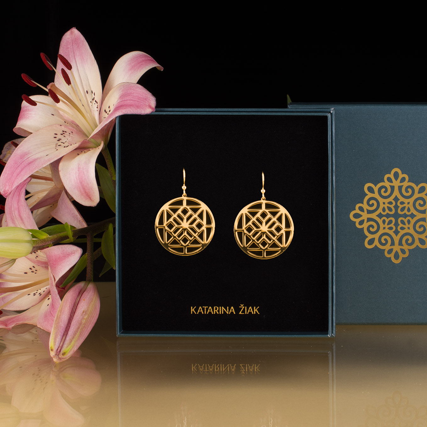 Náušnice gatra - kruh 1