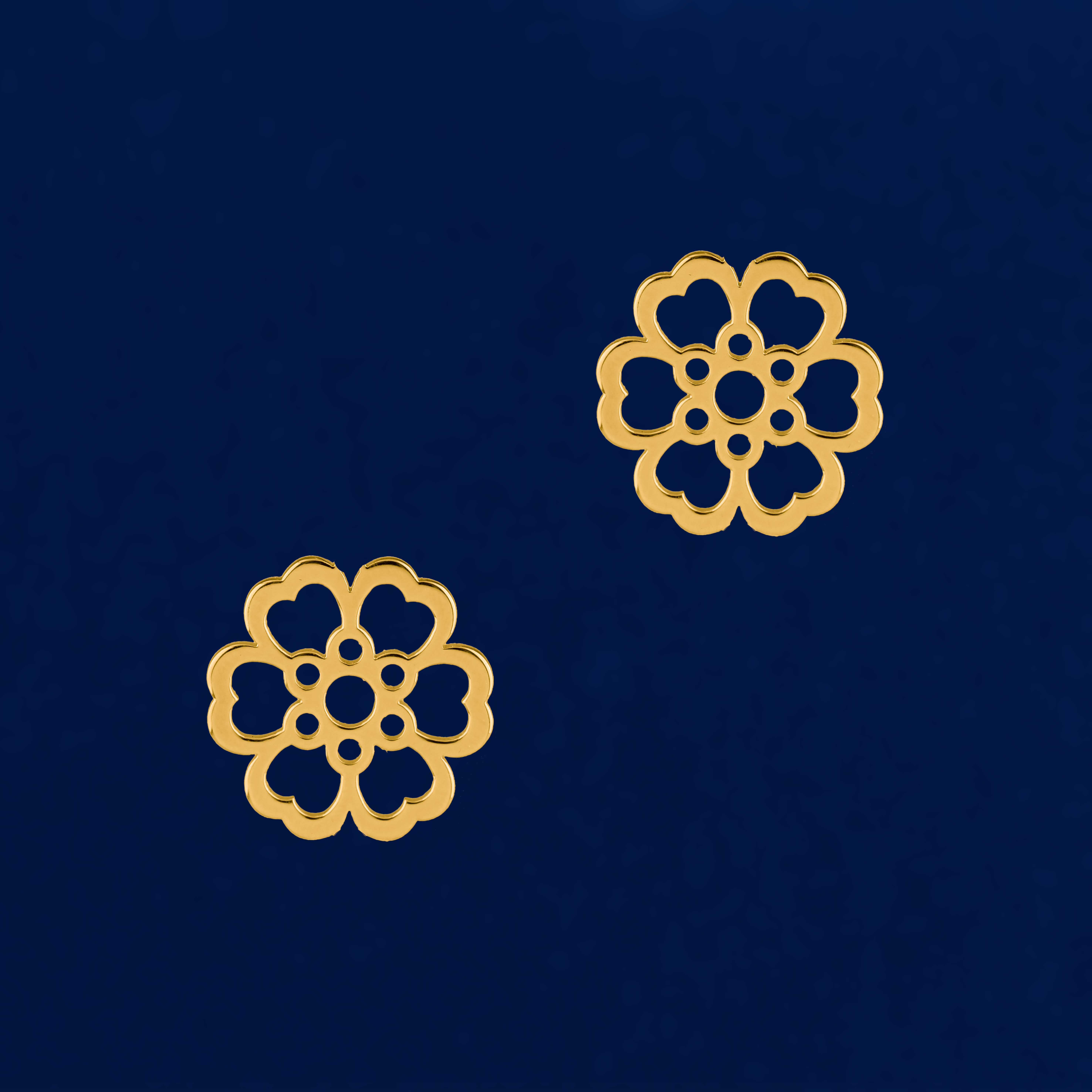 Napichovacie náušnice - šípová ruža