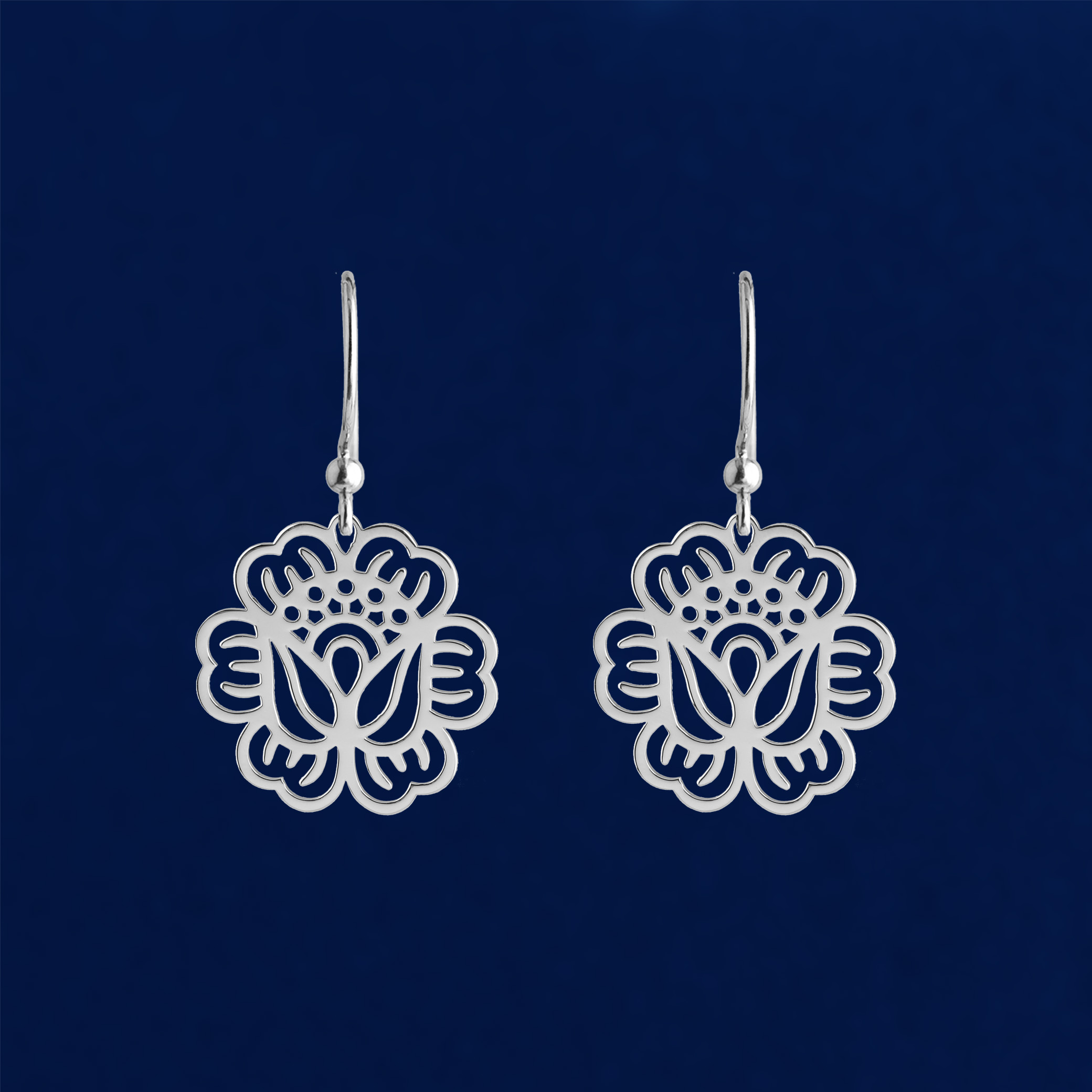 Náušnice mak 1 - mini