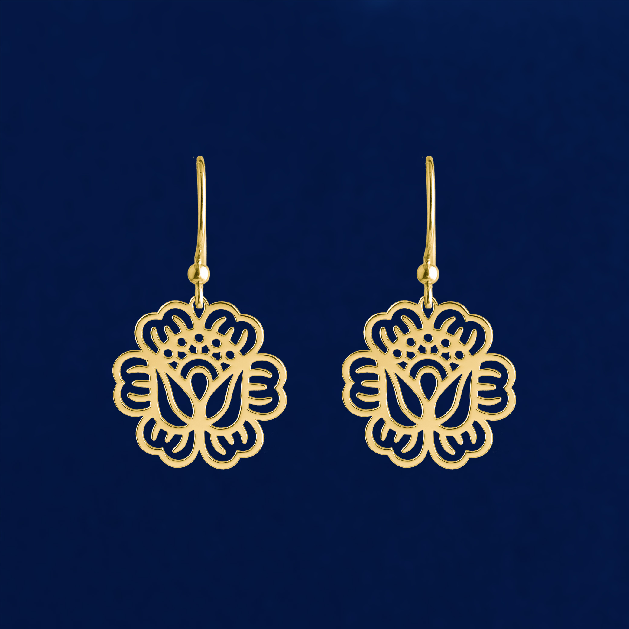 Náušnice mak 1 - mini