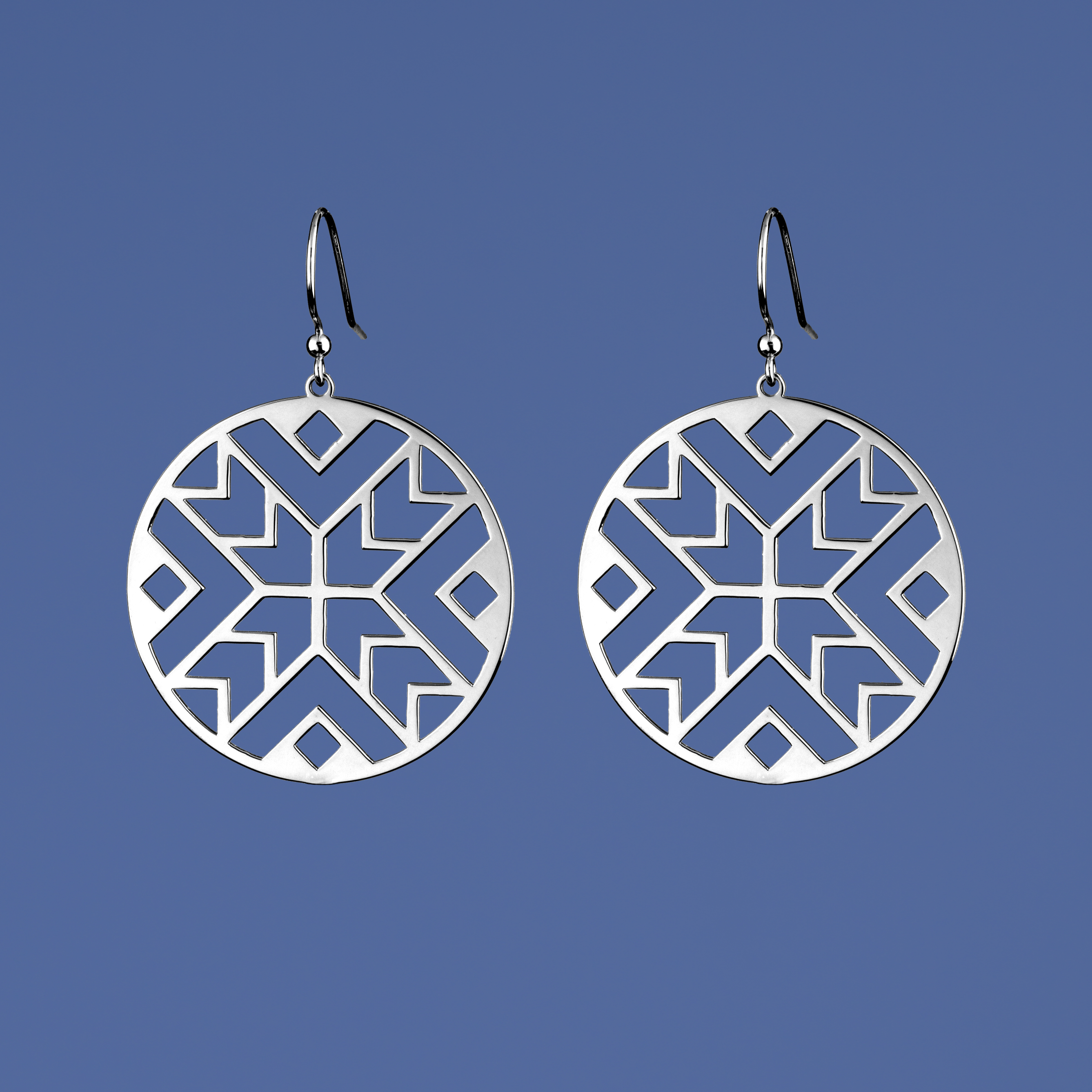 Náušnice geometria - kruh 1