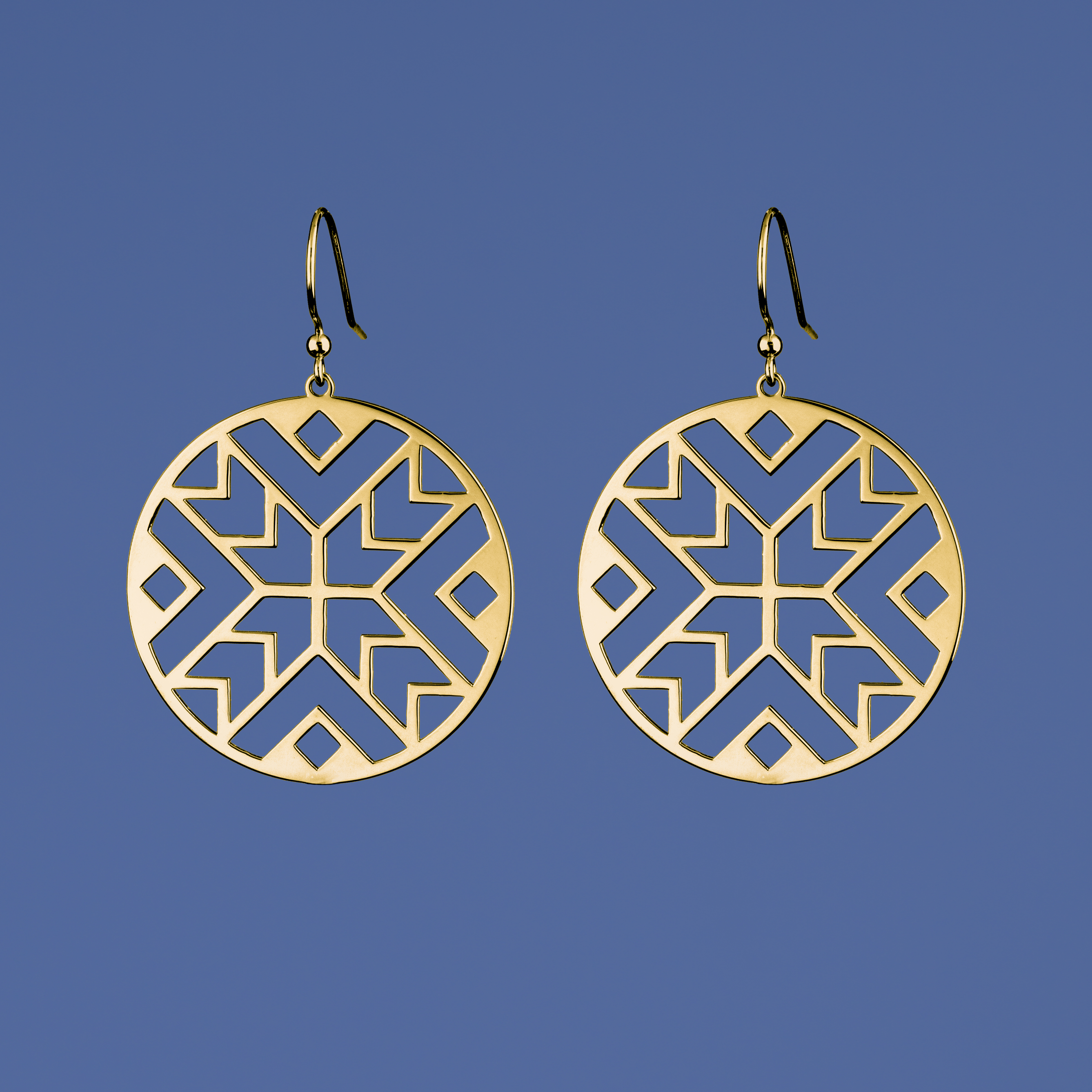 Náušnice geometria - kruh 1