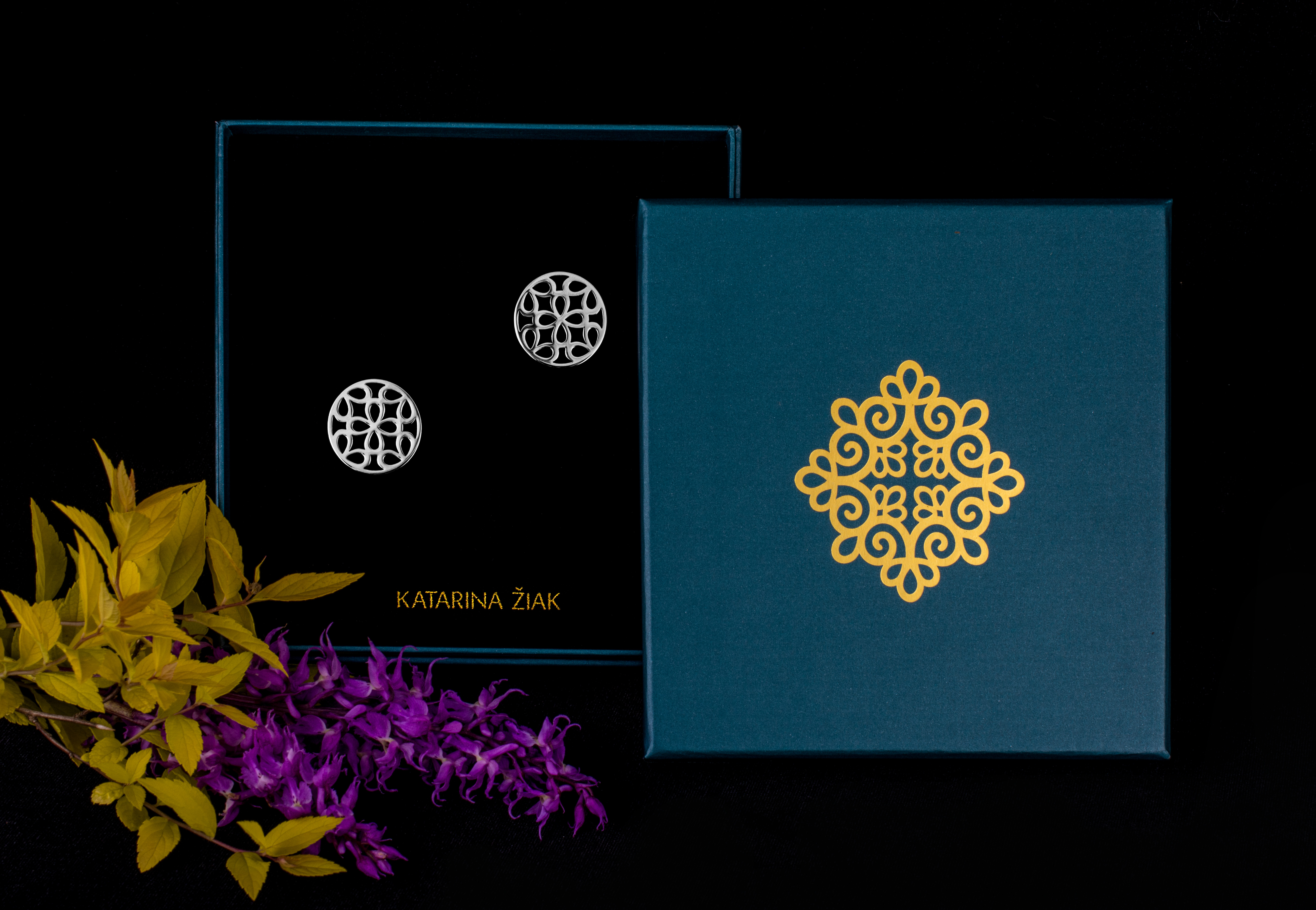 Napichovacie náušnice nekonečno 2