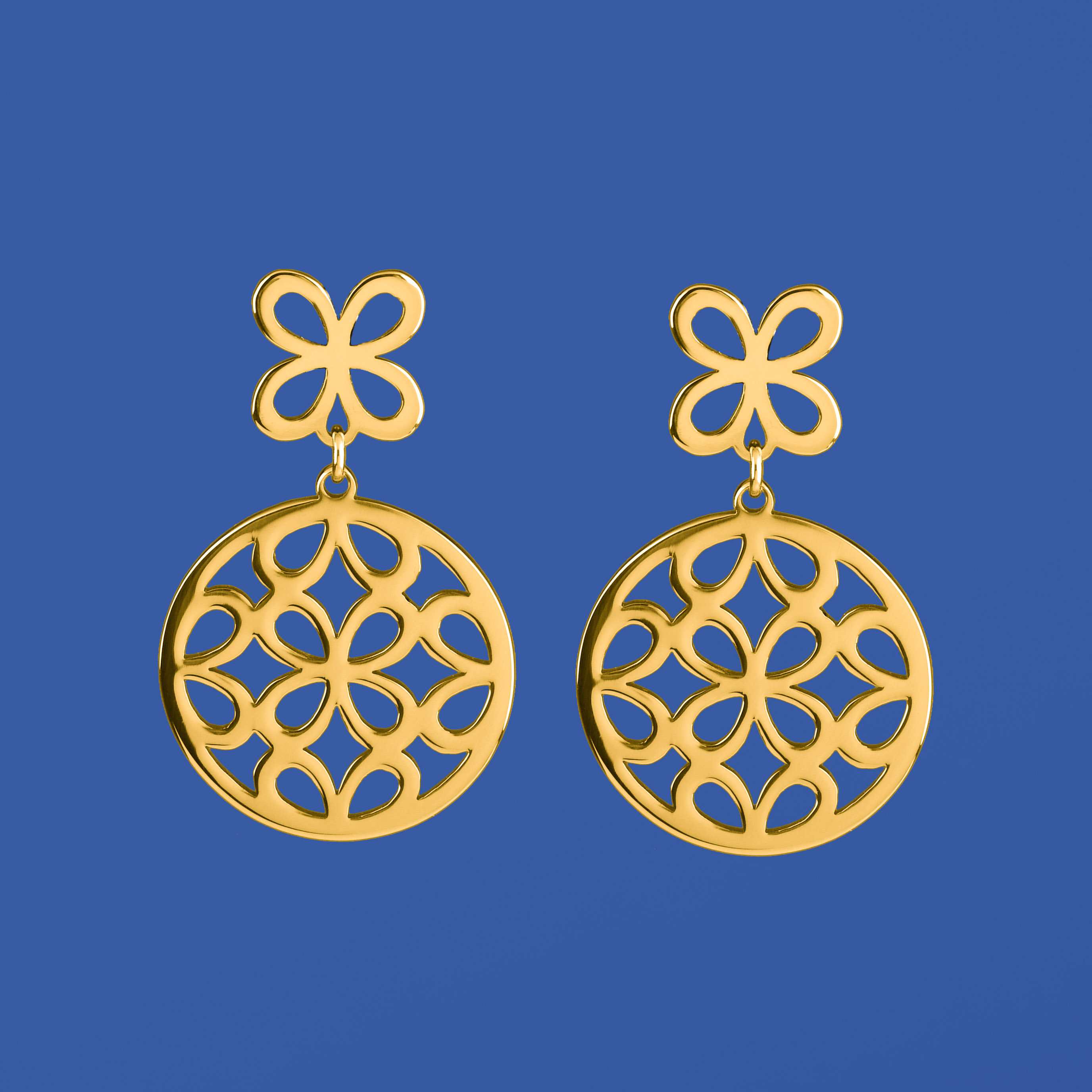 Napichovacie náušnice nekonečno - kruh 2