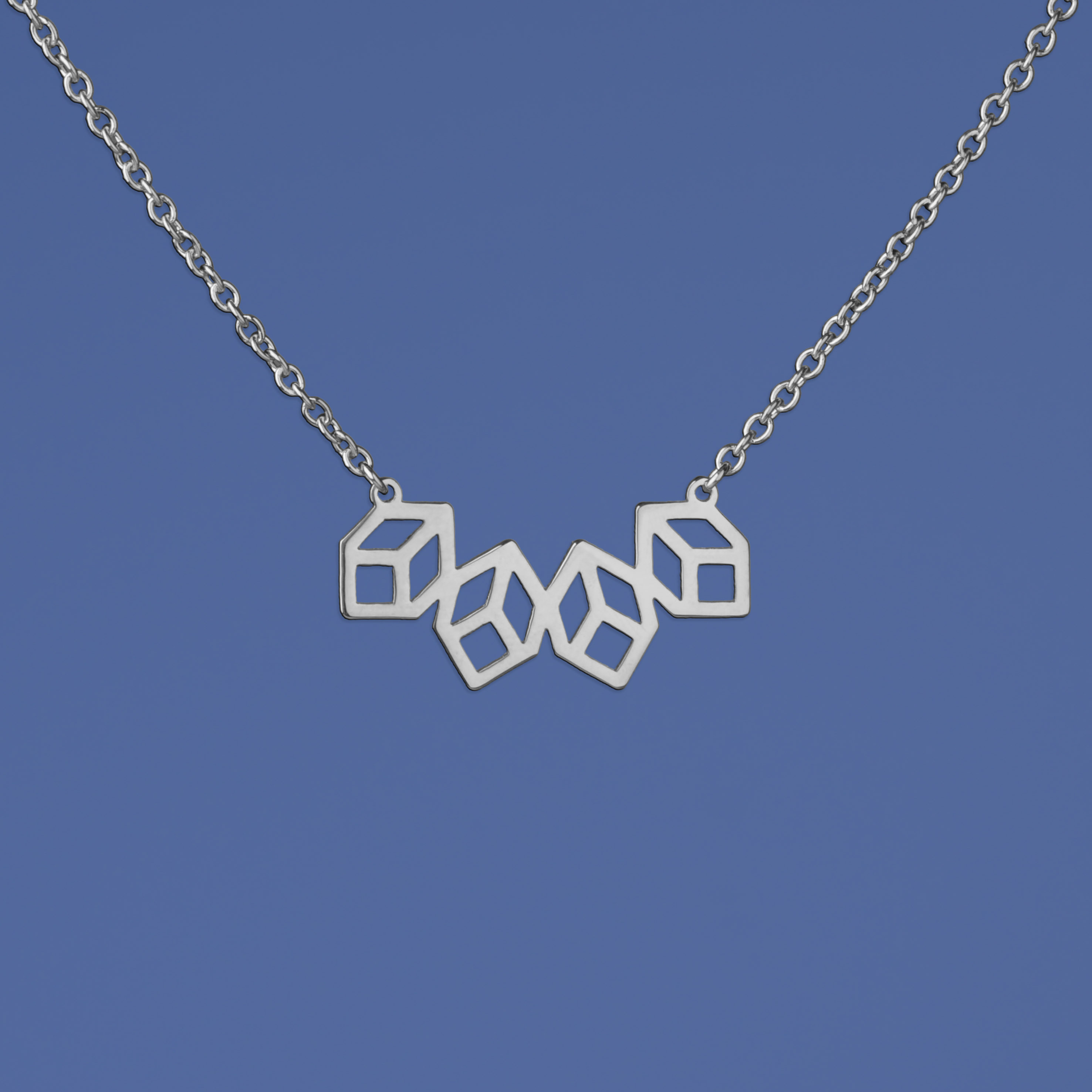 Náhrdelník geometria mini - krátky