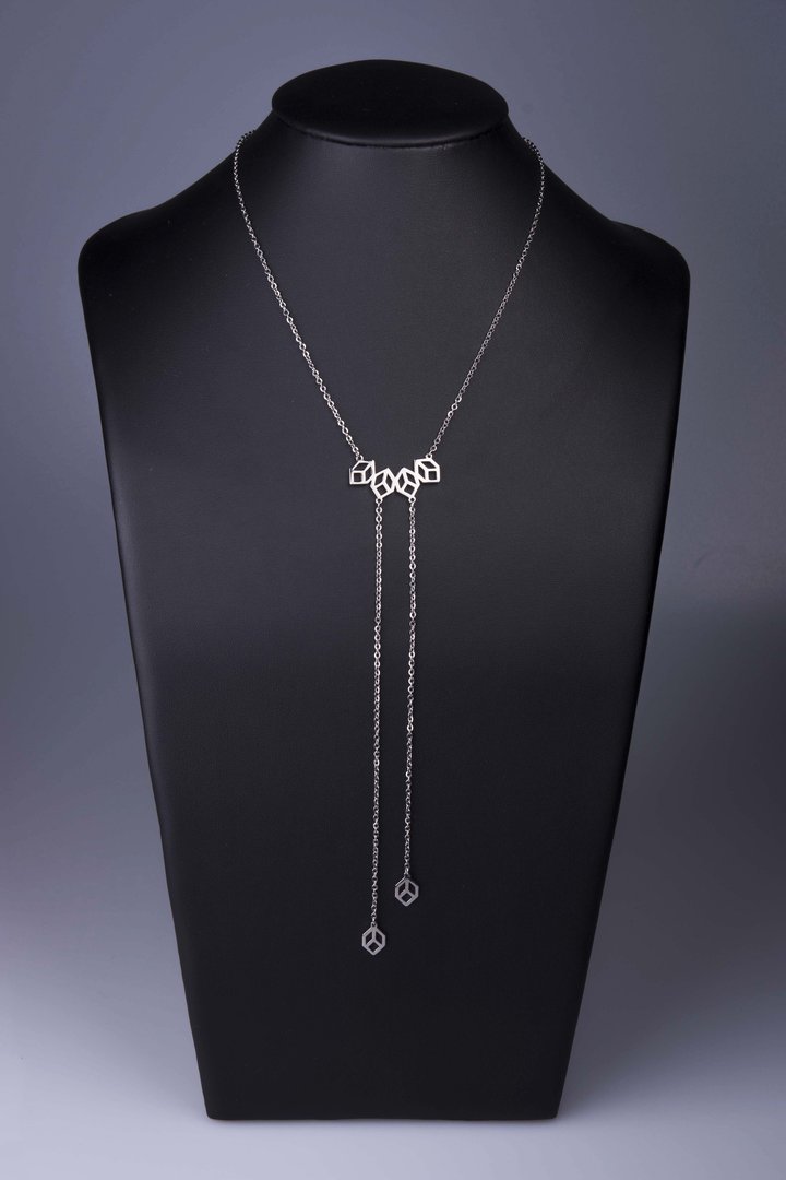 Náhrdelník geometria mini - dlhý