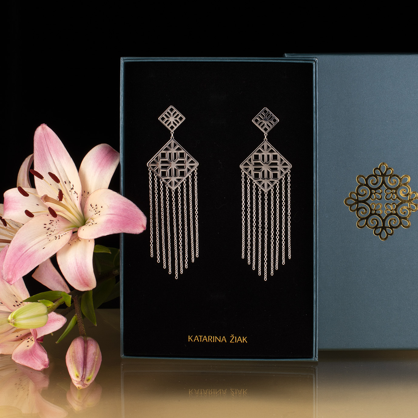 Náušnice gatra vodopád - veľké