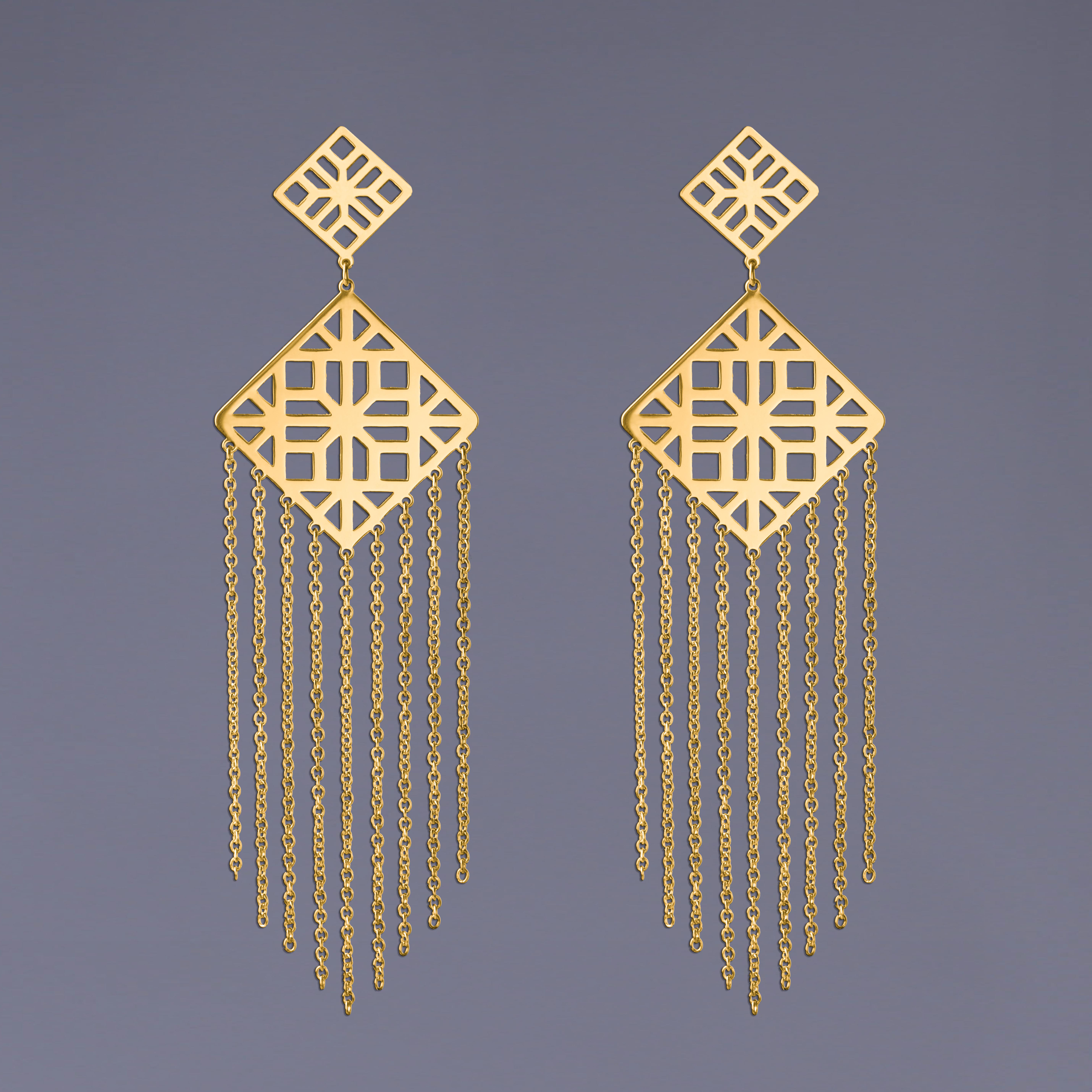 Náušnice gatra vodopád - veľké