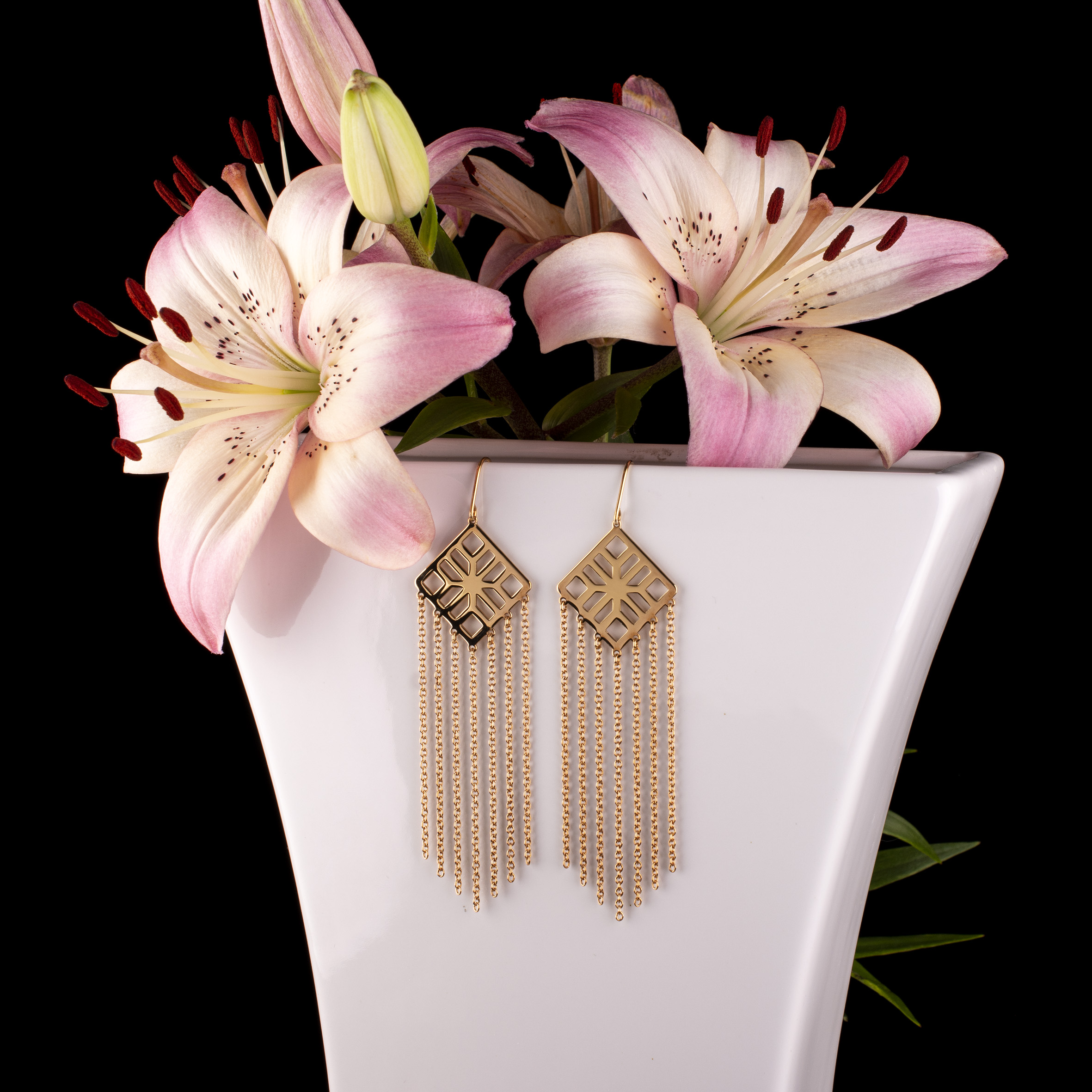 Náušnice gatra vodopád - malé