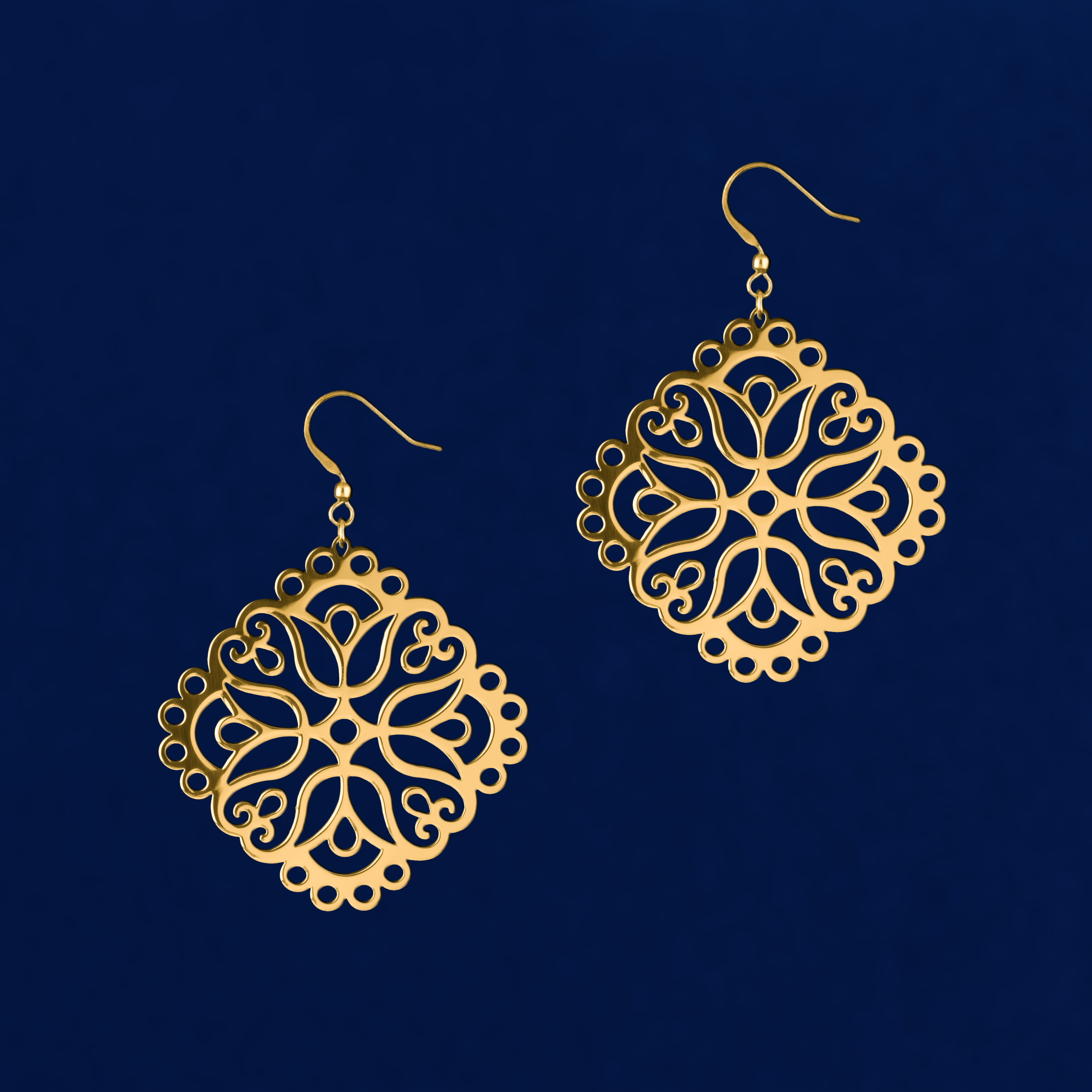 Náušnice zvončeky - ornament