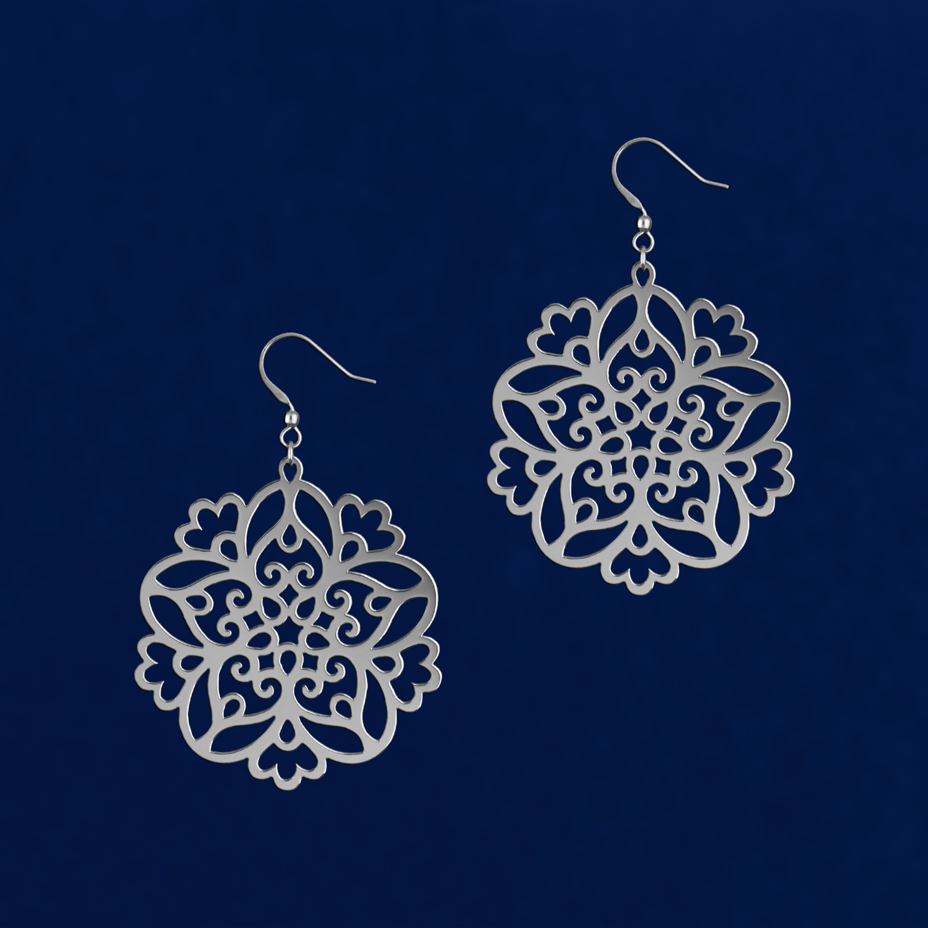 Náušnice konvalinky - ornament