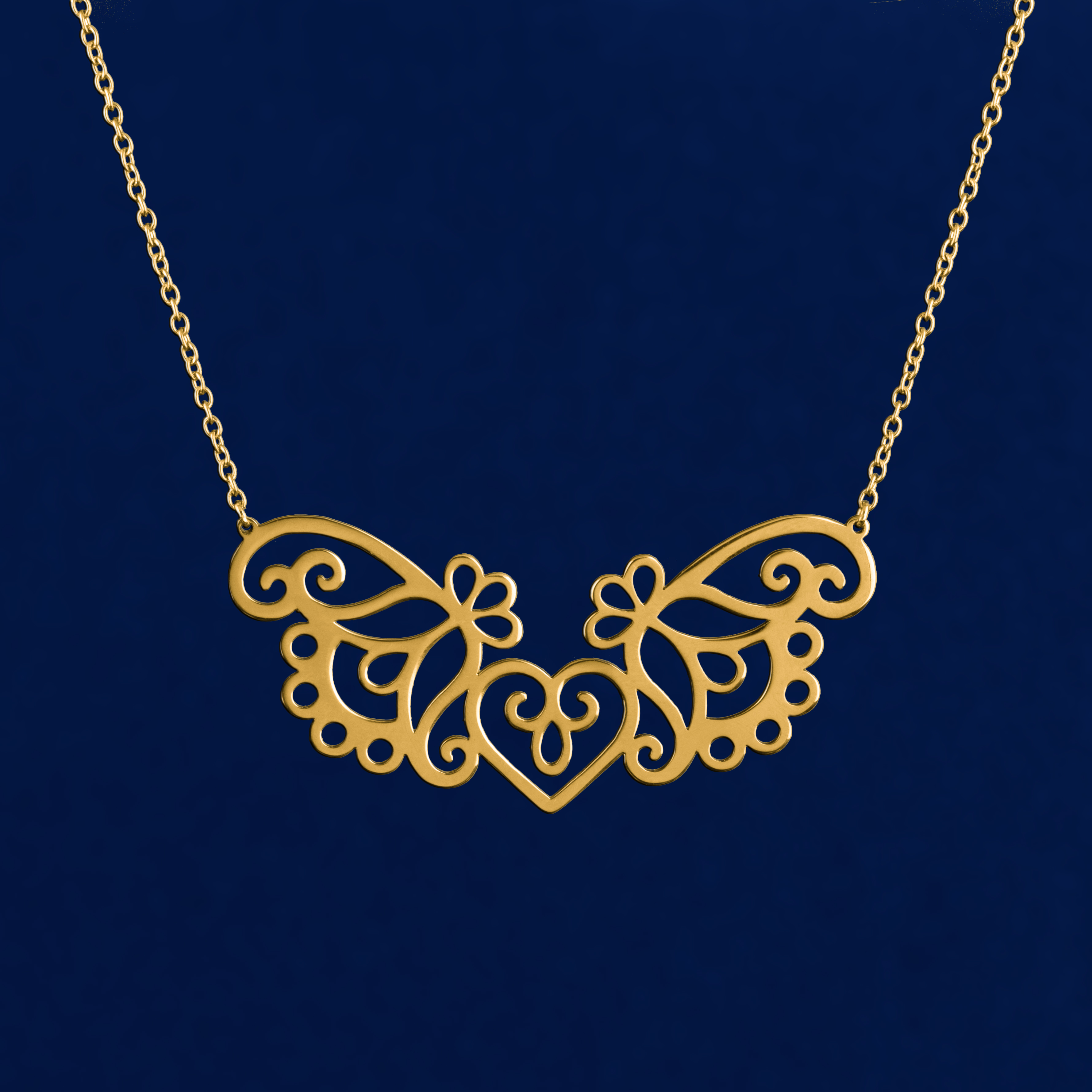 Náhrdelník zvončeky - oblúk