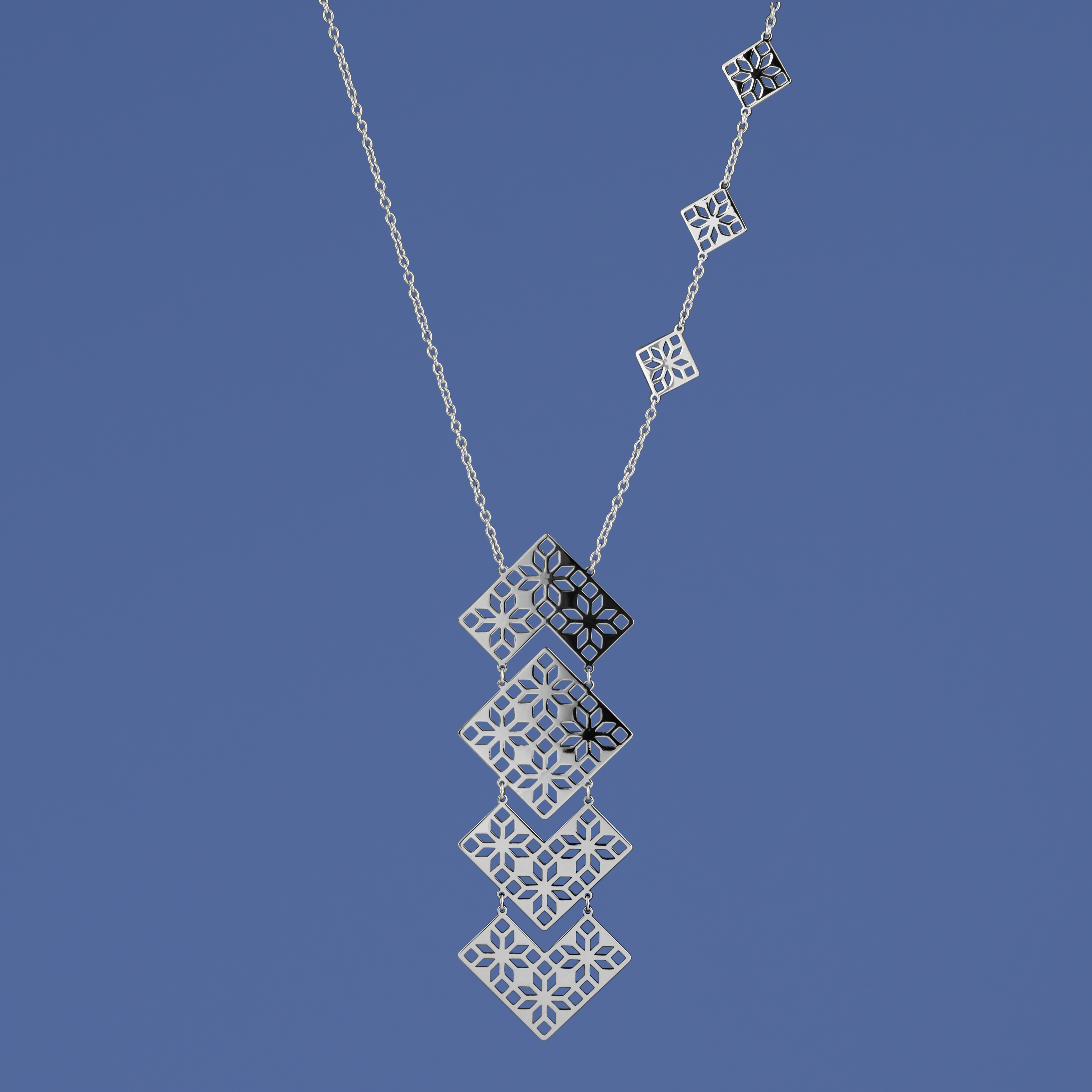 Náhrdelník geometria - skladaný 2