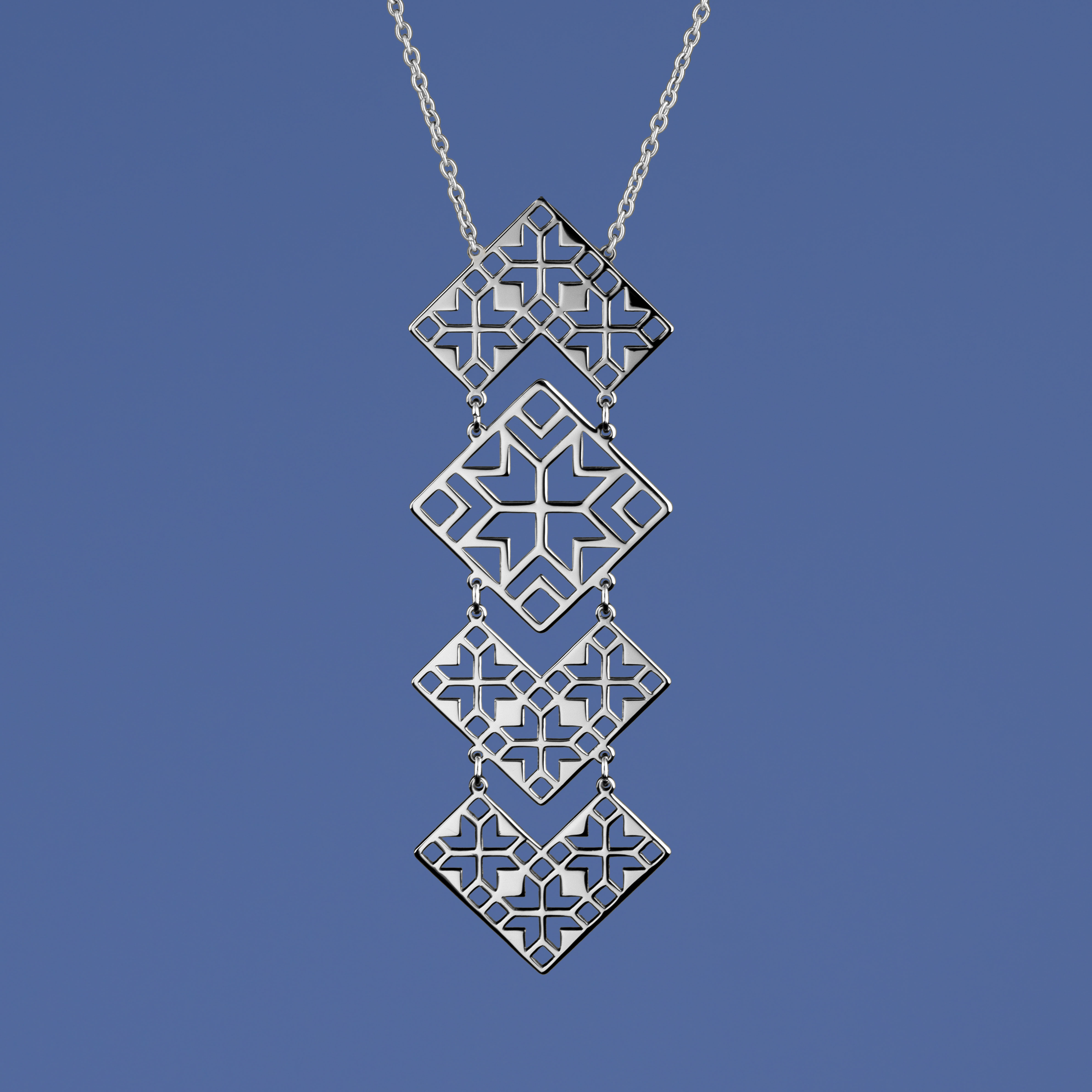 Náhrdelník geometria - skladaný 4