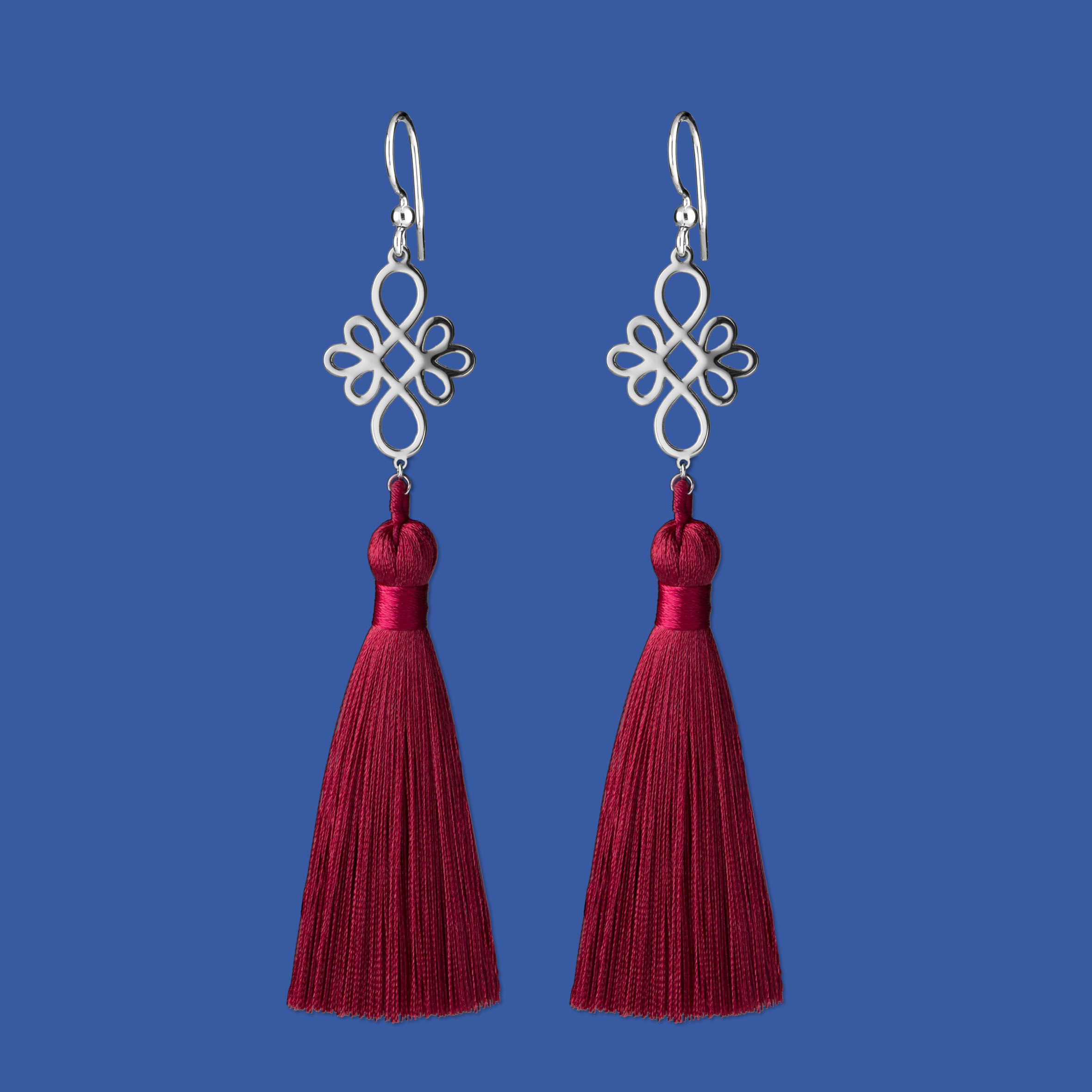 Náušnice nekonečno - 1 - strapce