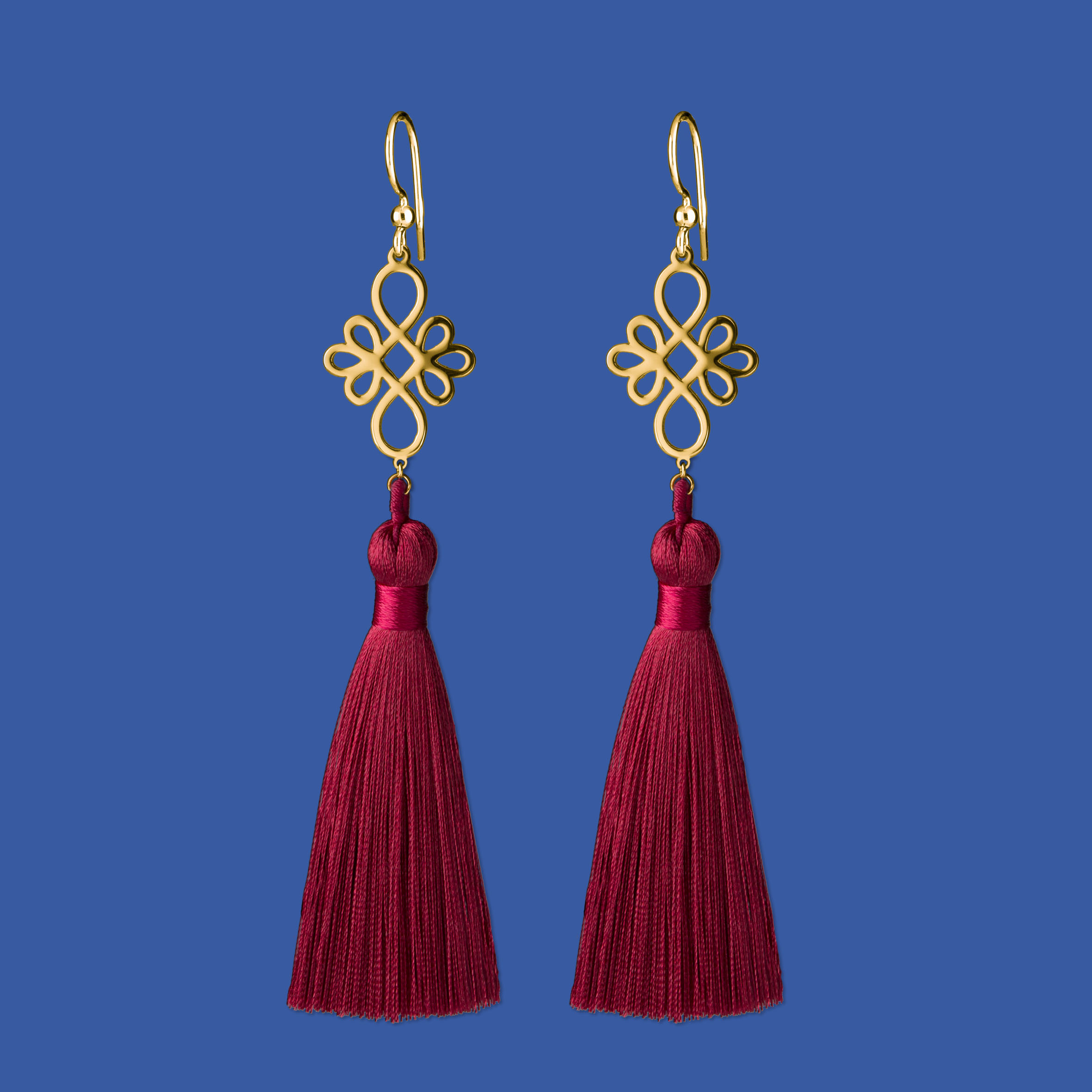 Náušnice nekonečno - 1 - strapce