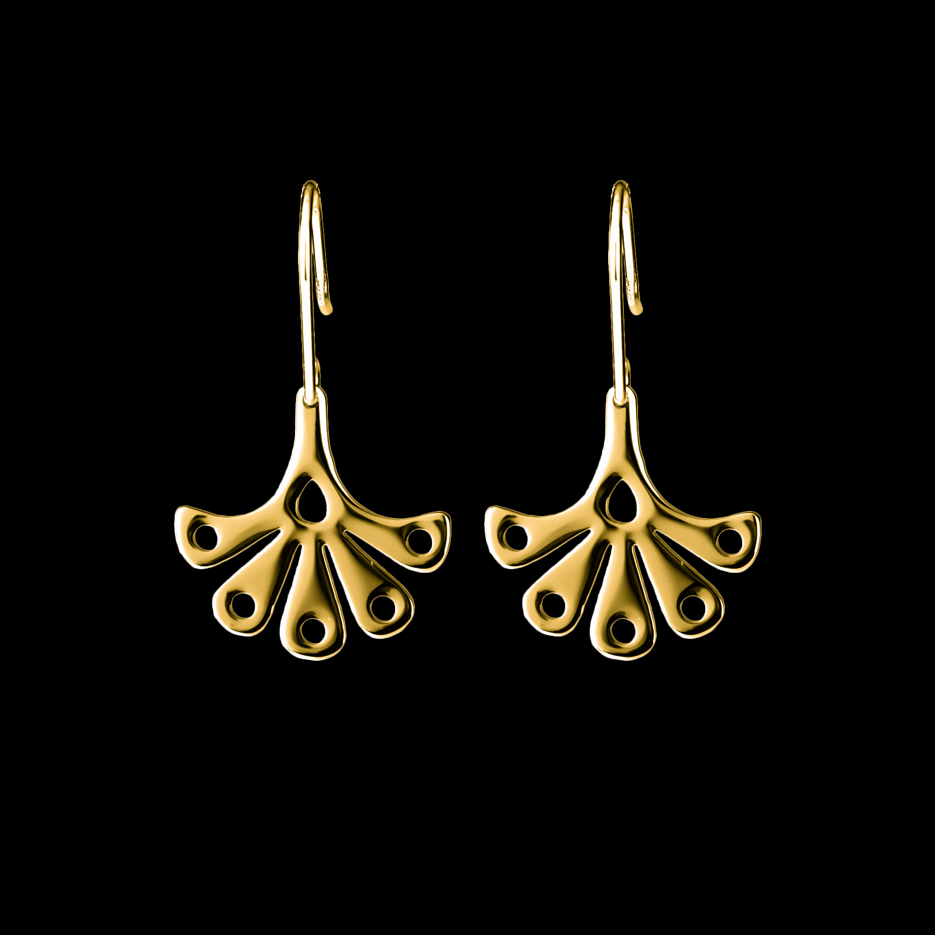 Náušnice Trakovice 10 - vejárik