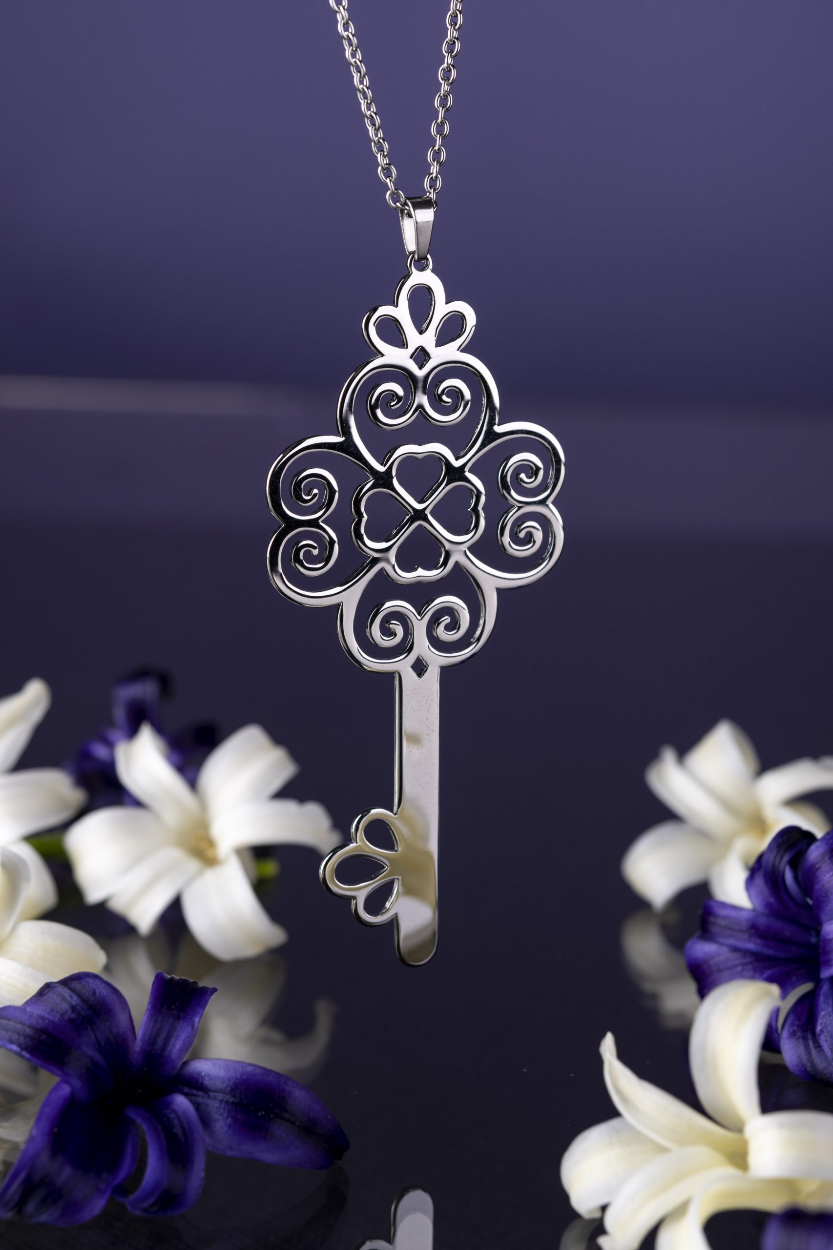 Prívesok kľúč štvorlístok 1