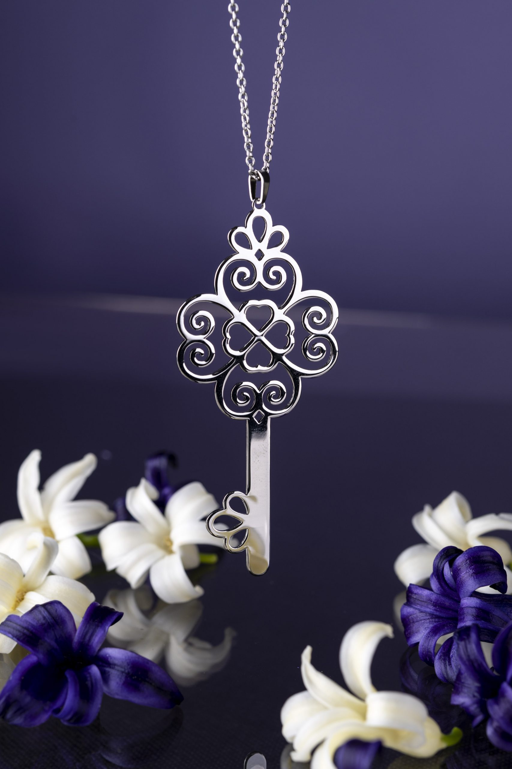 Prívesok kľúč štvorlístok 1