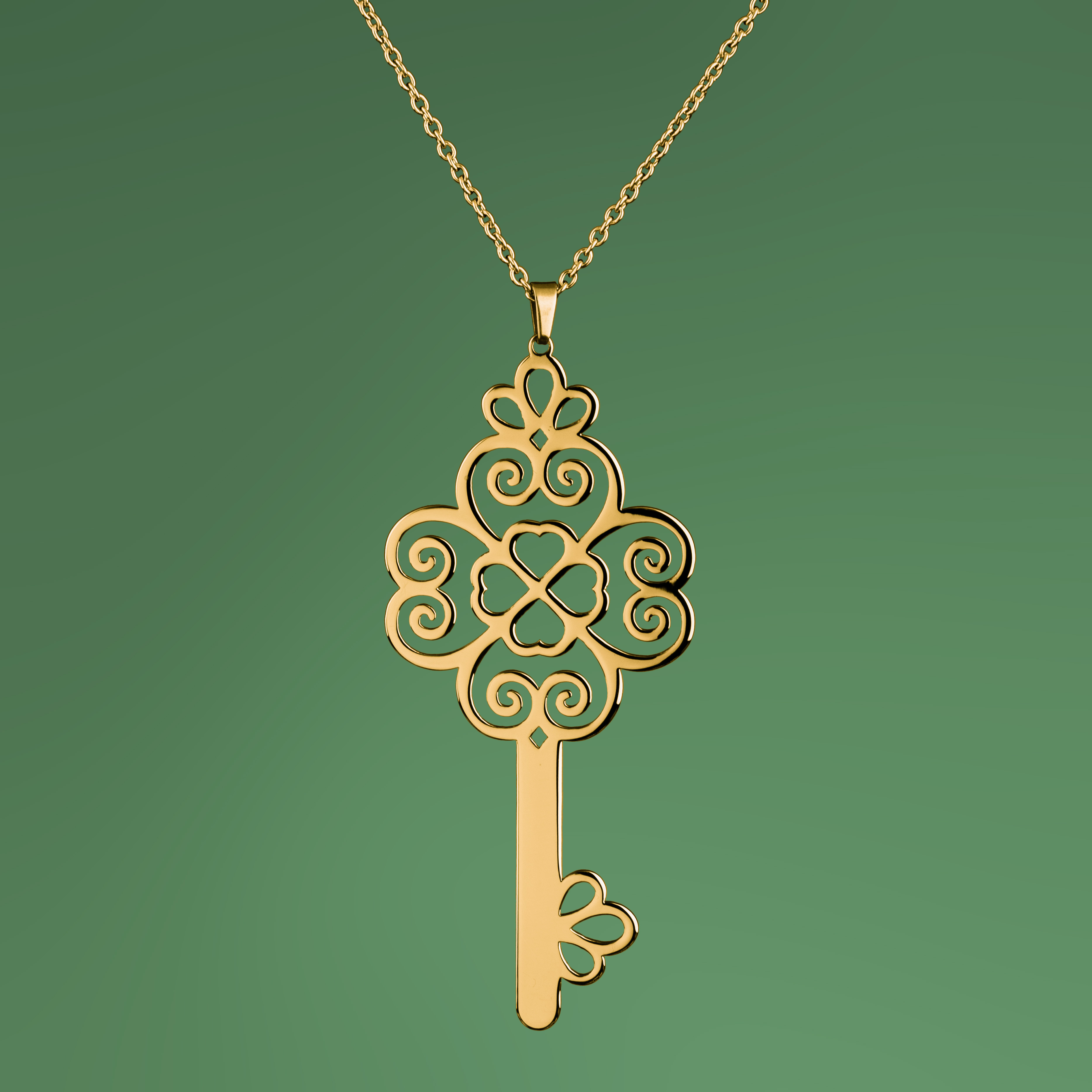 Prívesok kľúč štvorlístok 1