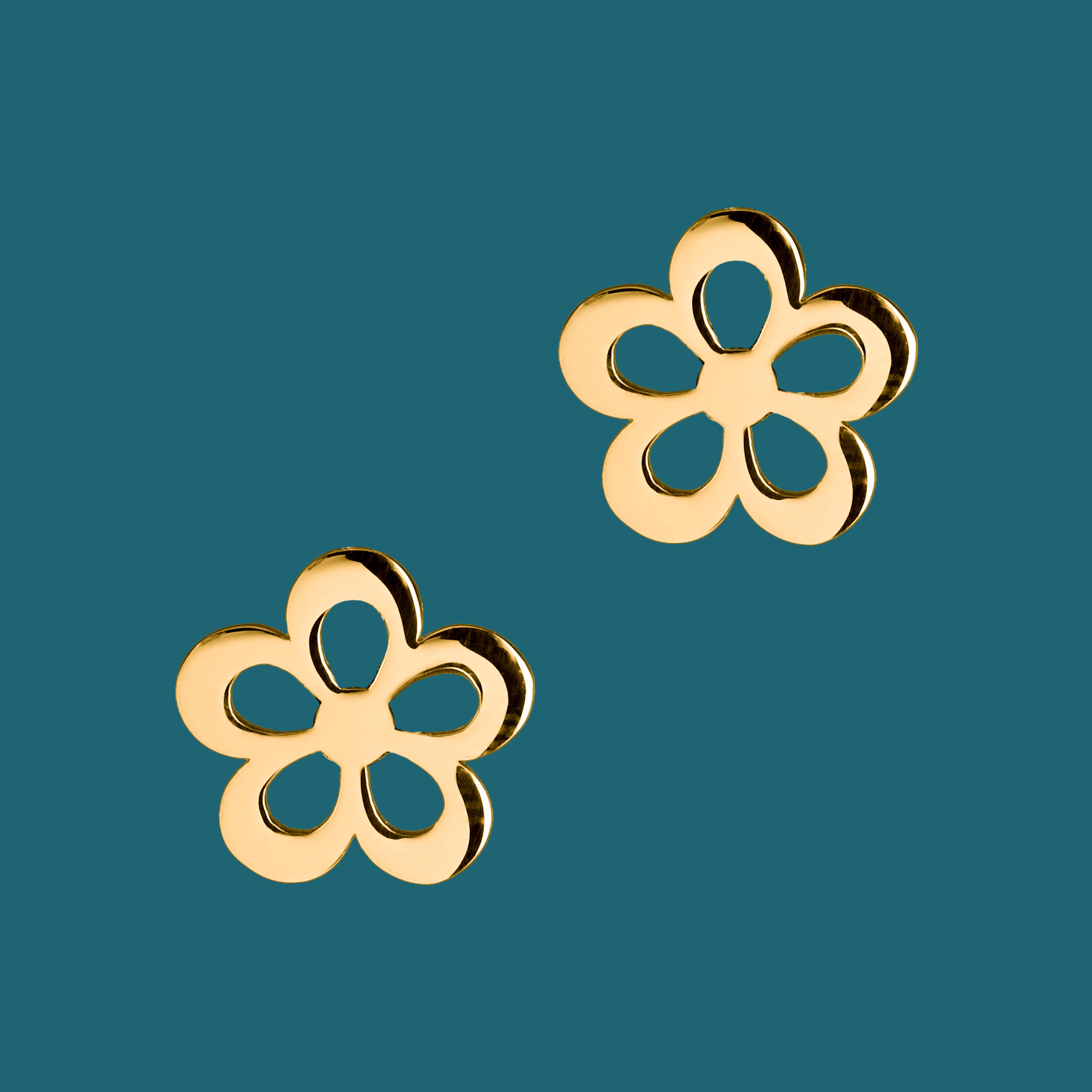 Napichovacie náušnice kvietok