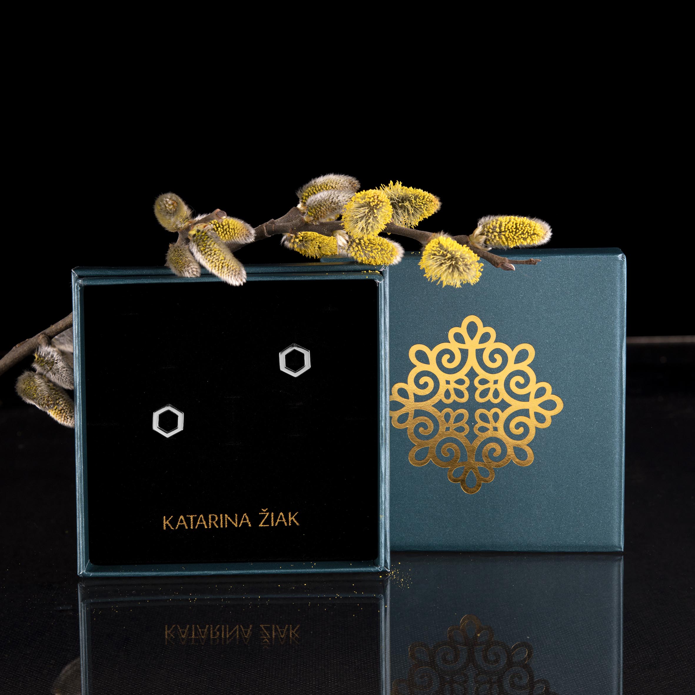 Napichovacie náušnice plást 2