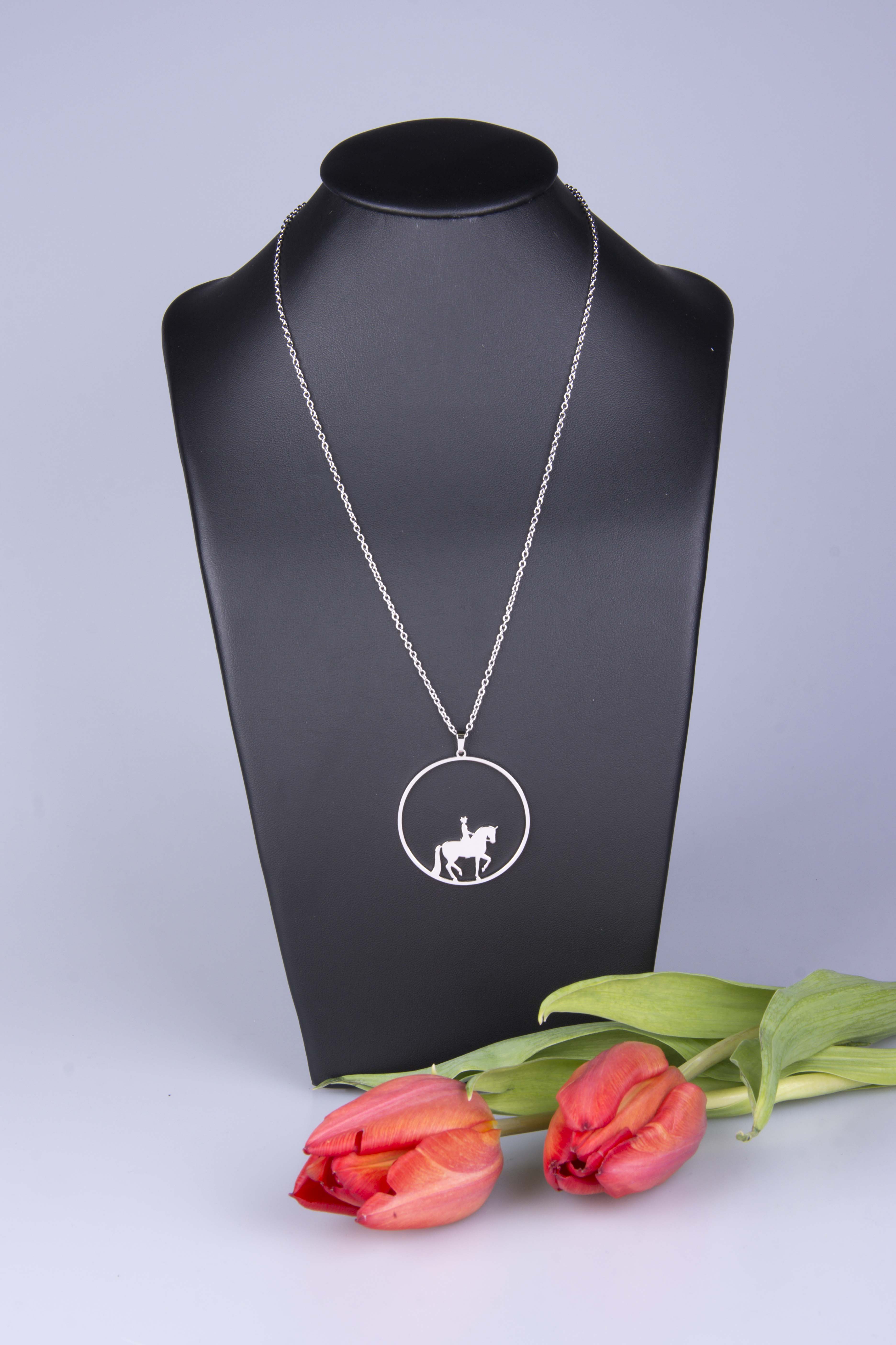 Prívesok piaf - jazdec kruh - 4cm