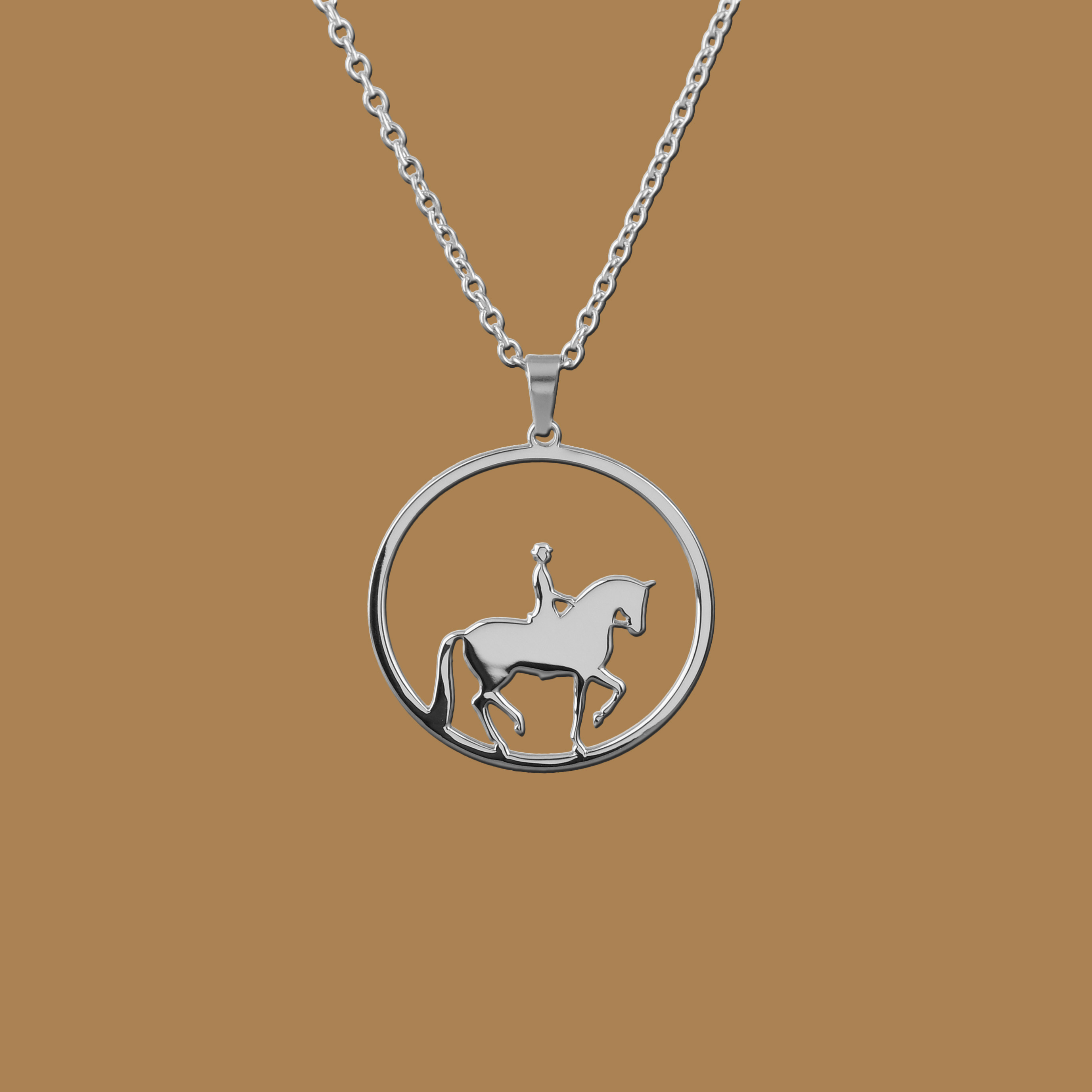 Prívesok piaf - jazdec kruh - 3cm