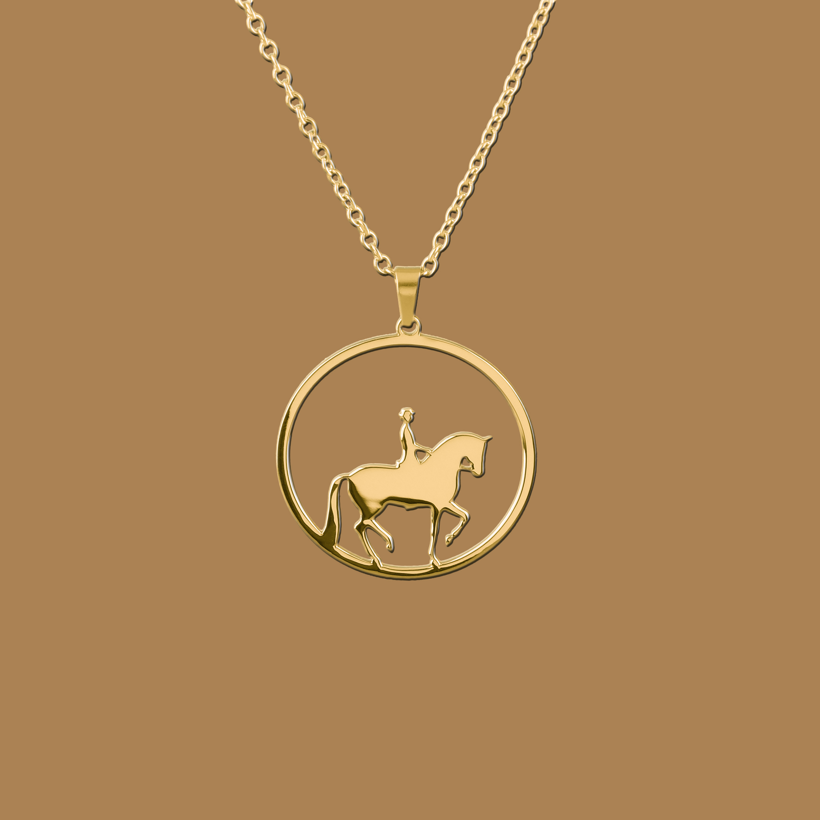 Prívesok piaf - jazdec kruh - 3cm