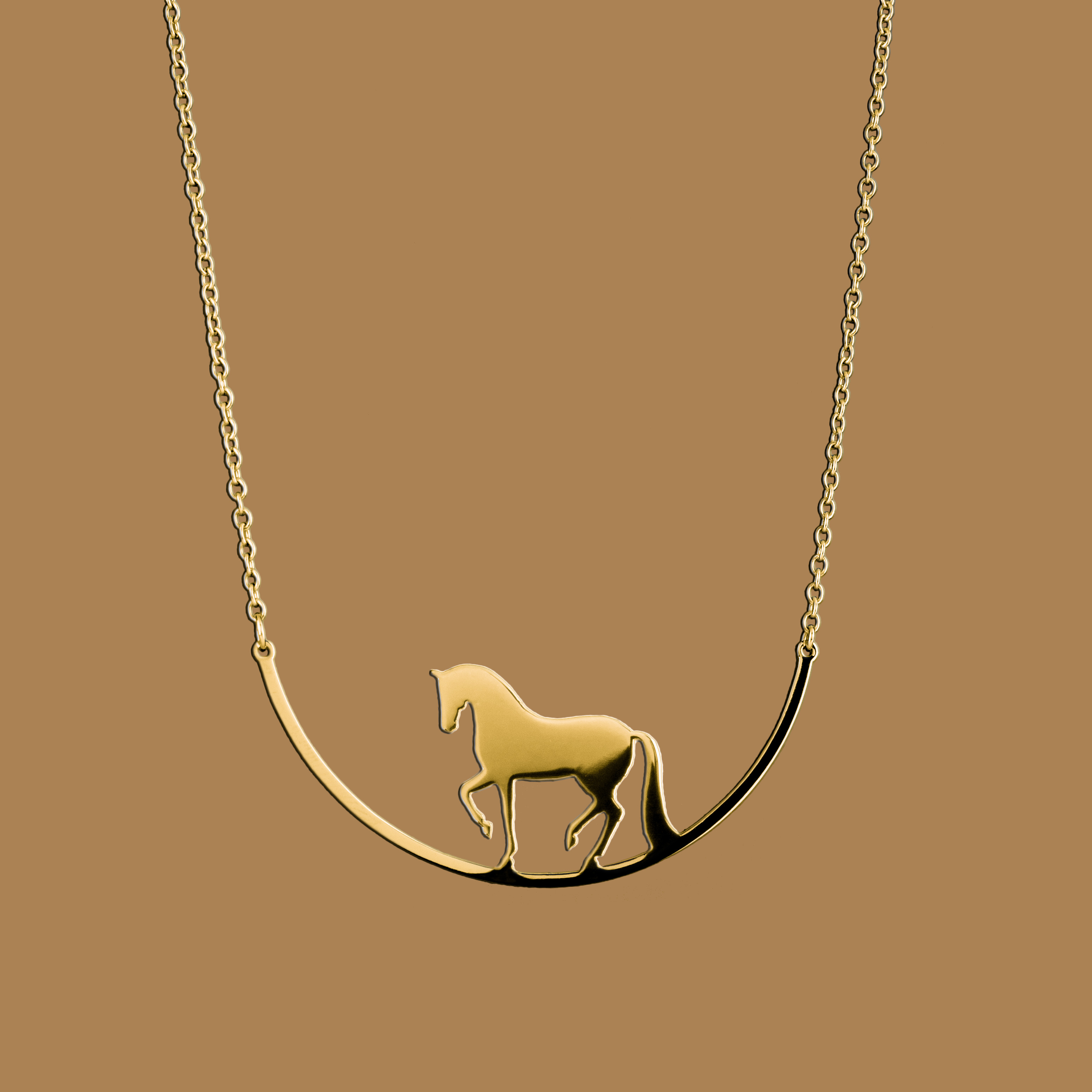 Náhrdelník piaf - kôň - oblúk