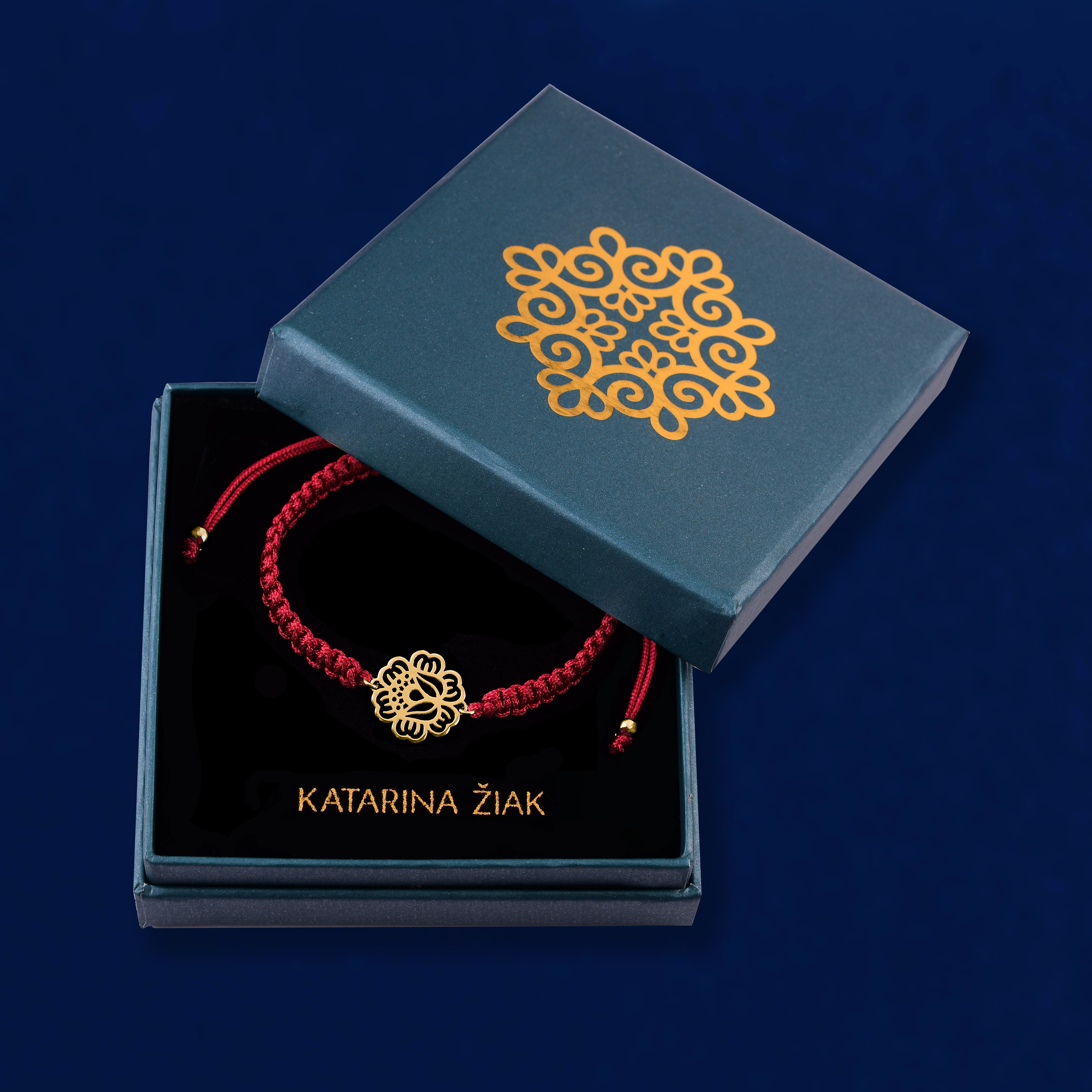 Náramok mak 1 - šnúrka