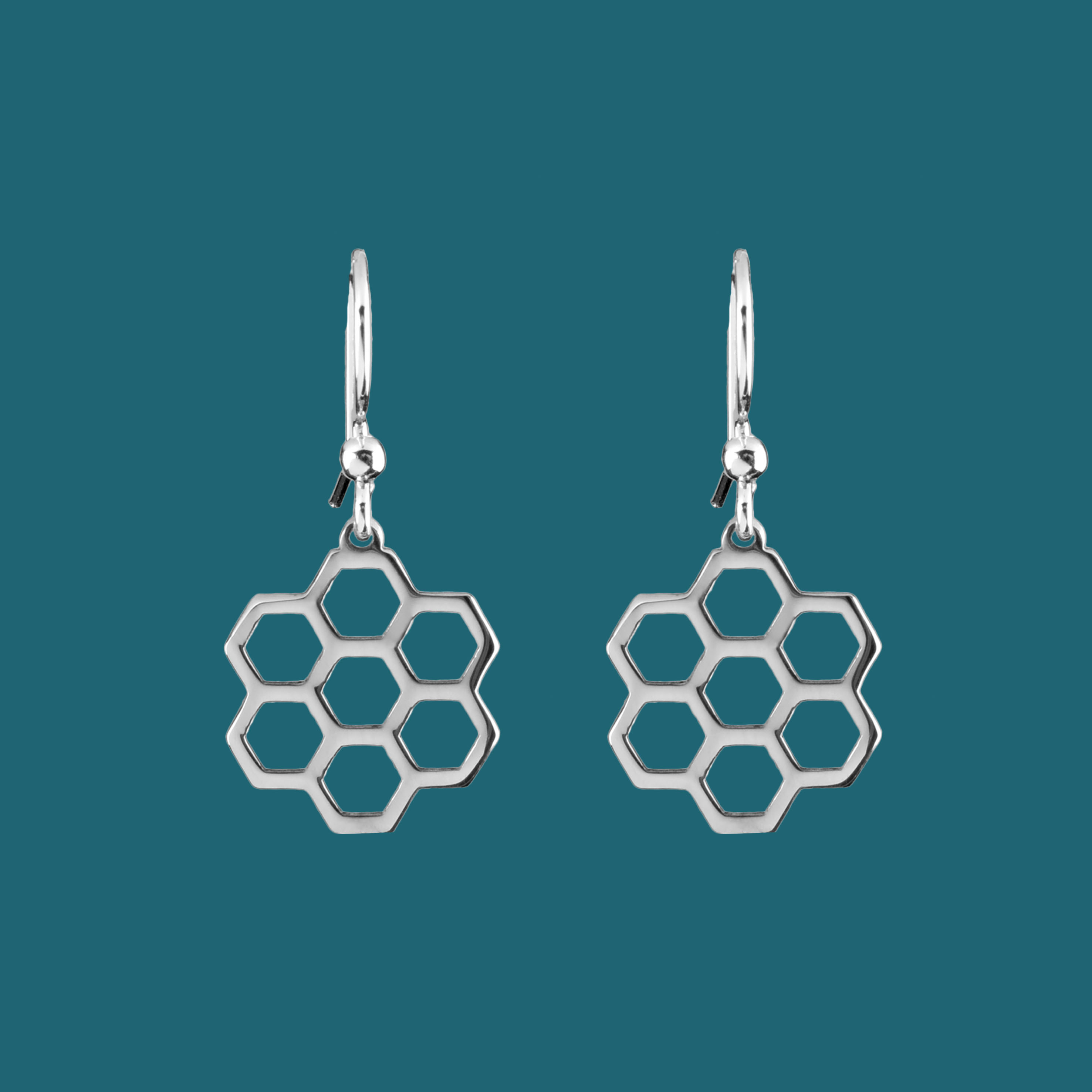 Náušnice včelí plást 1