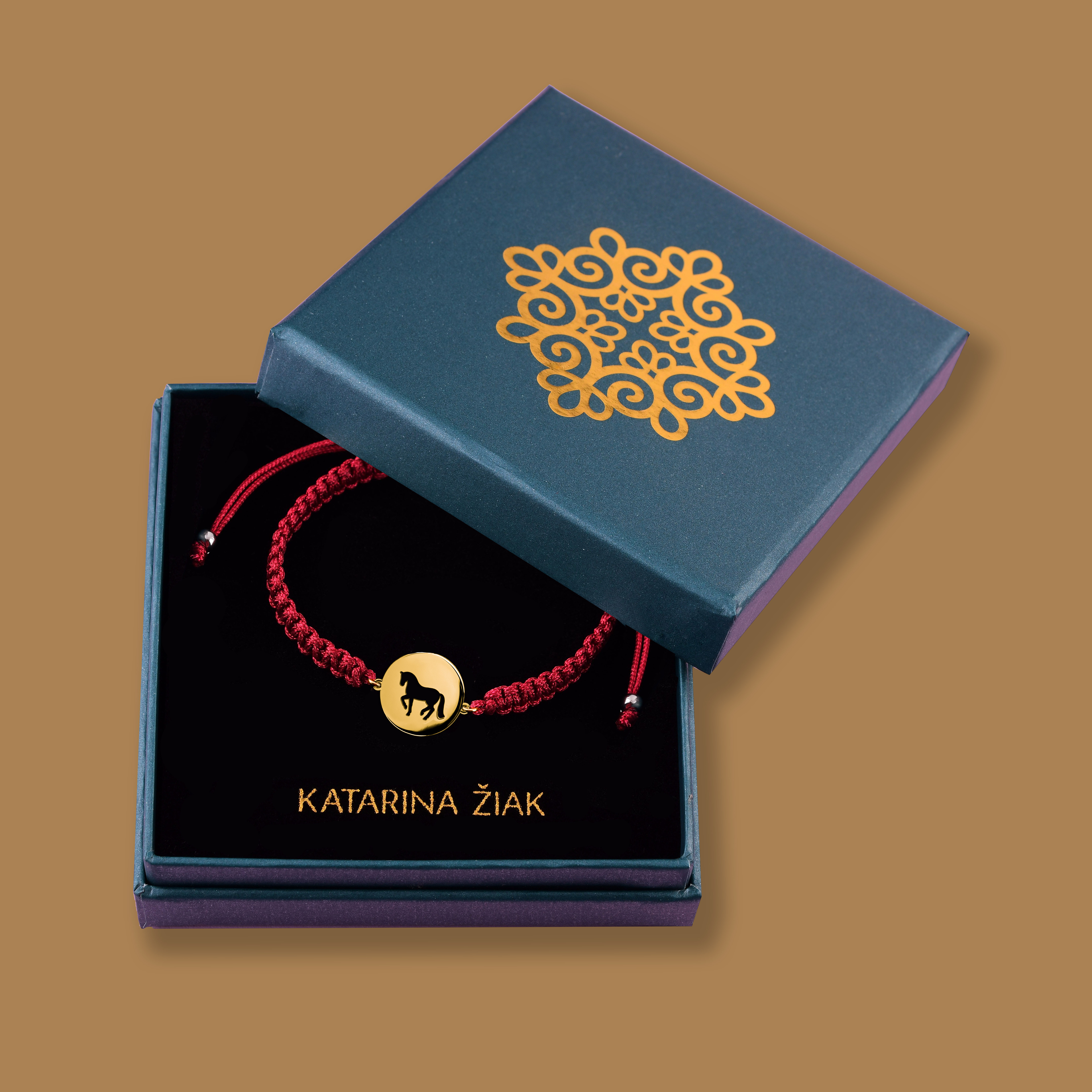 Náramok Piaf koník - šnúrka