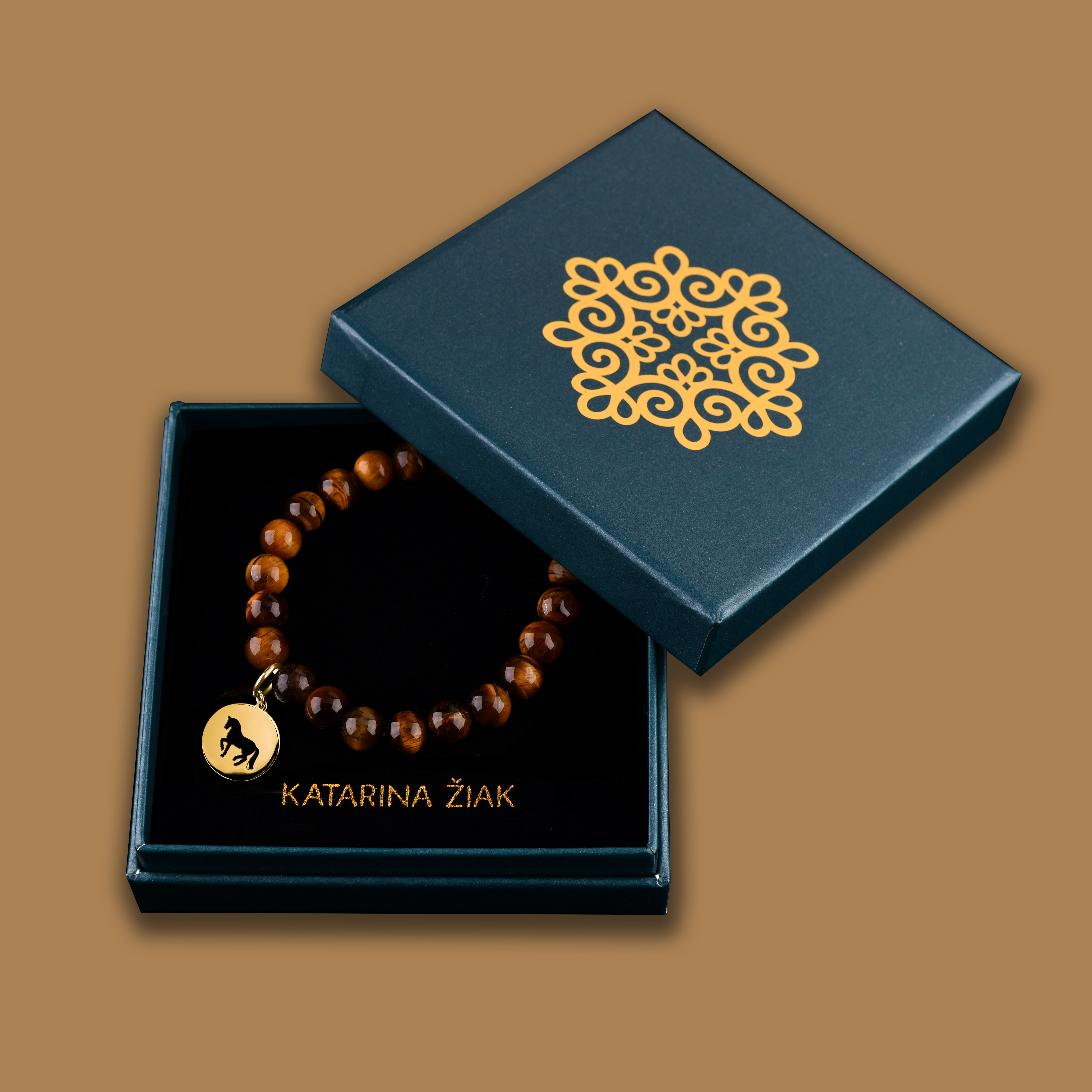 Náramok piaf - kruh 1 - rôzne kamene