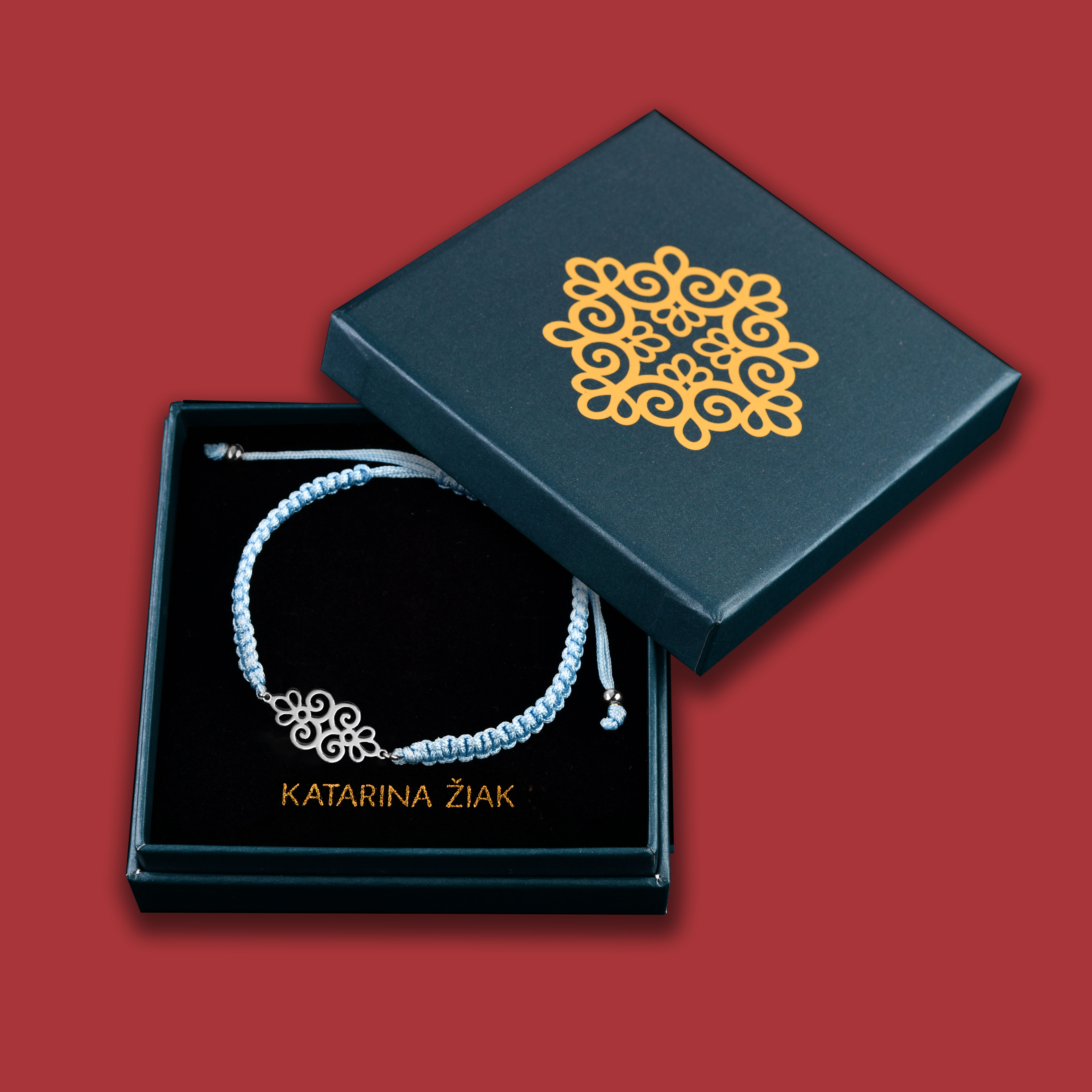 Náramok ornamentika 1 - šnúrka