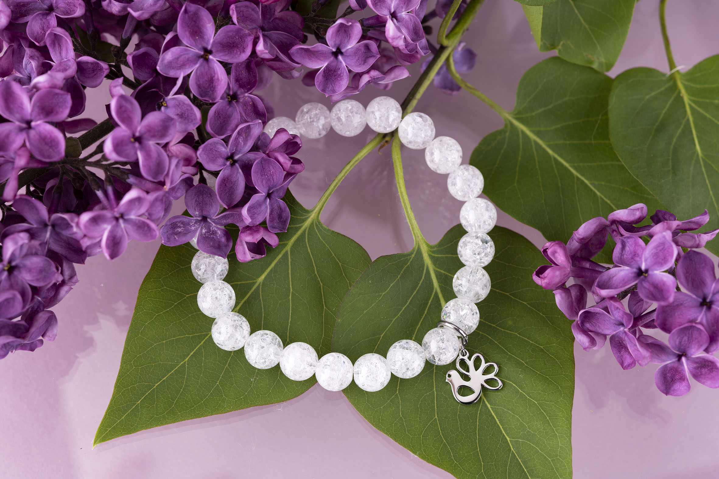 Náramok holubička - rôzne kamene