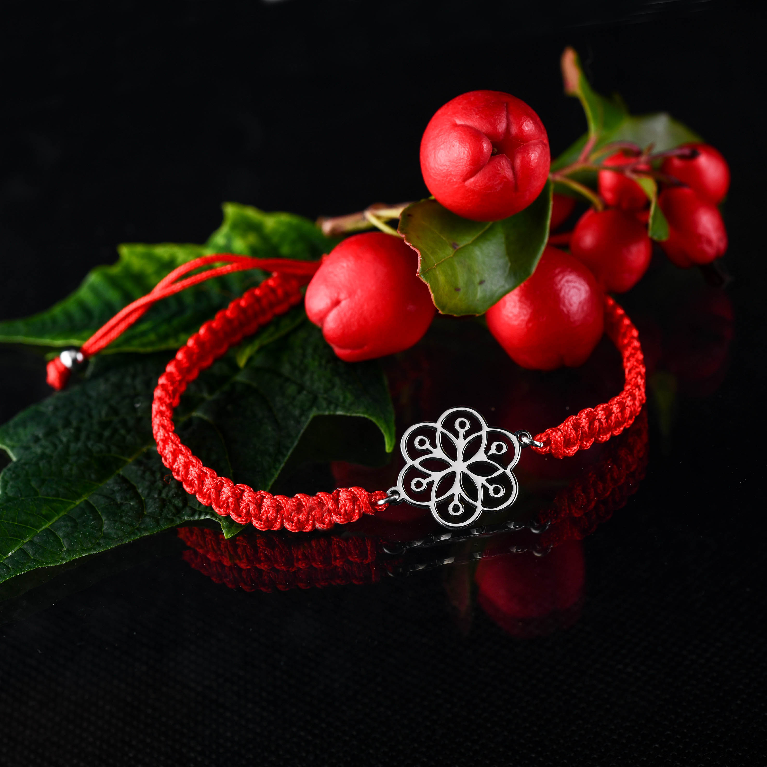 Náramok kvet života 1 - šnúrka