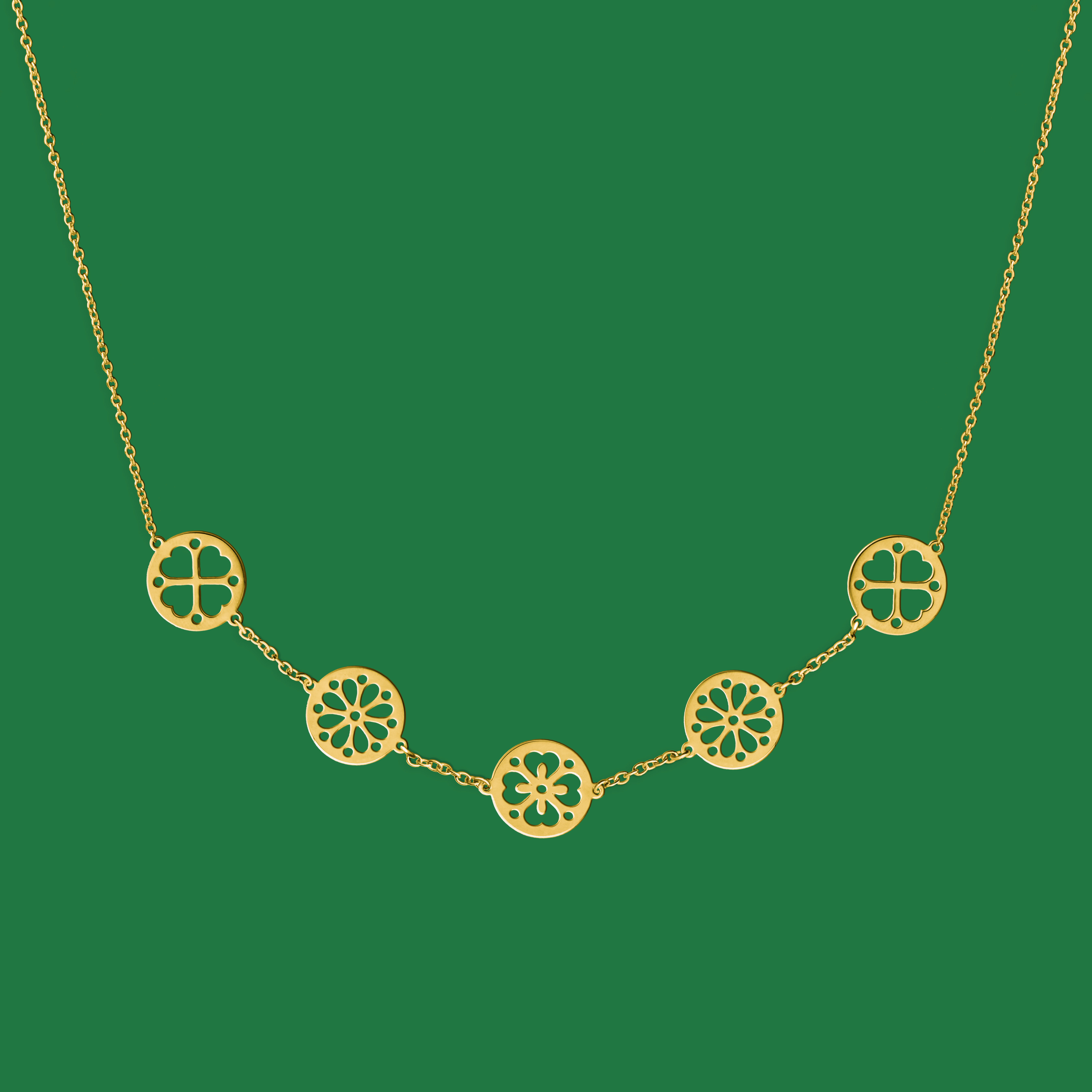 Náhrdelník FOLK kvietky